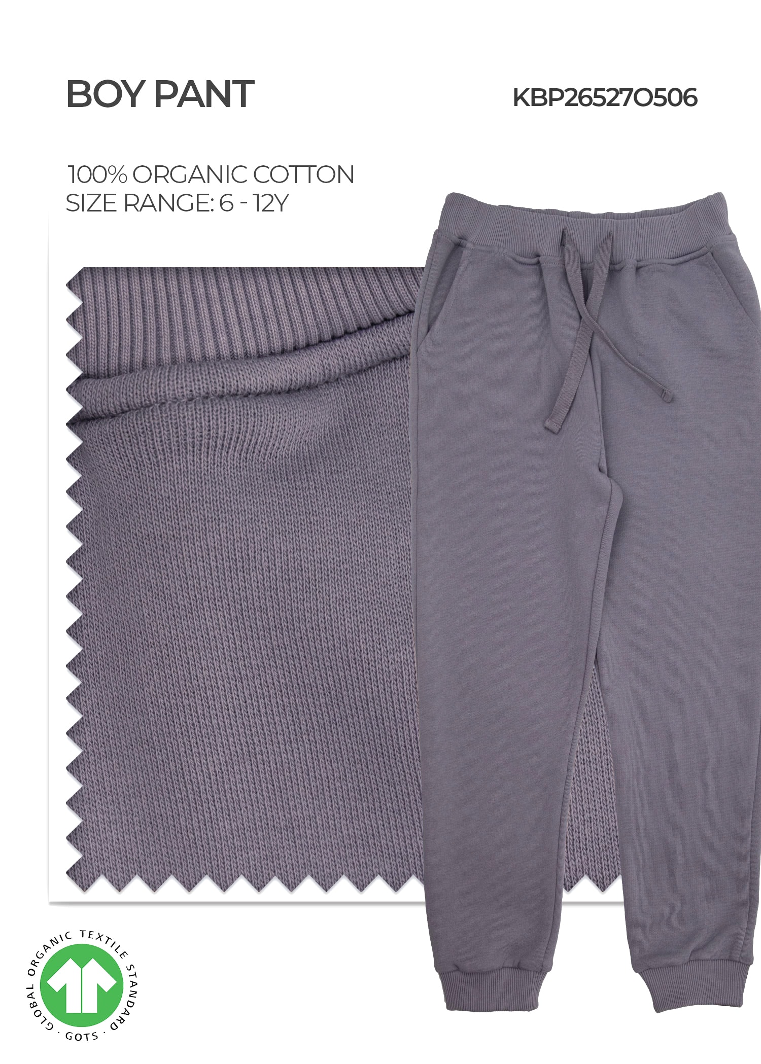 Organic Quick Silver Boy Pant