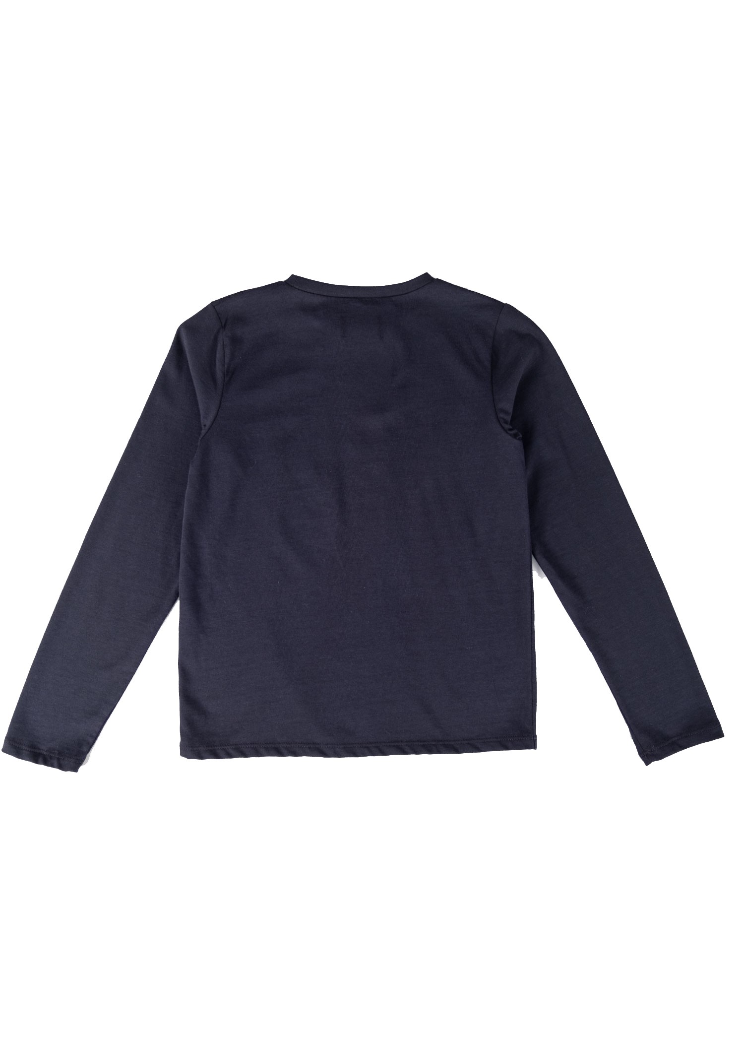 100% Cotton Logo Embroidered Spring Boys' Sweatshirt Navy Blue