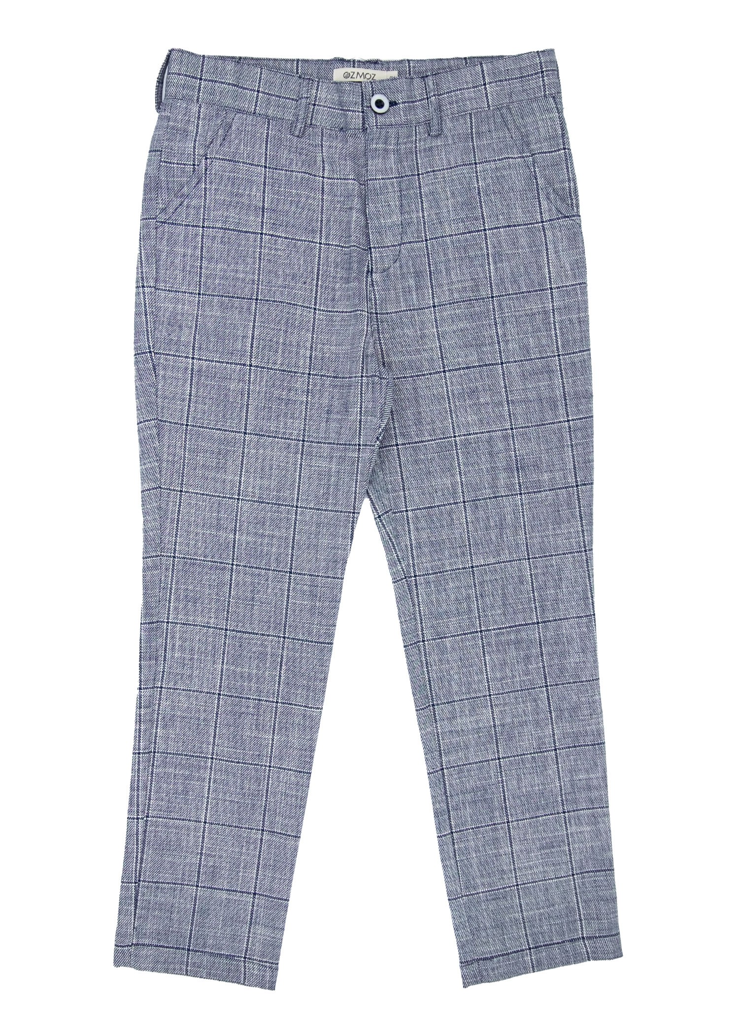 100% Cotton Classic Summer Navy Blue Boy's Trousers