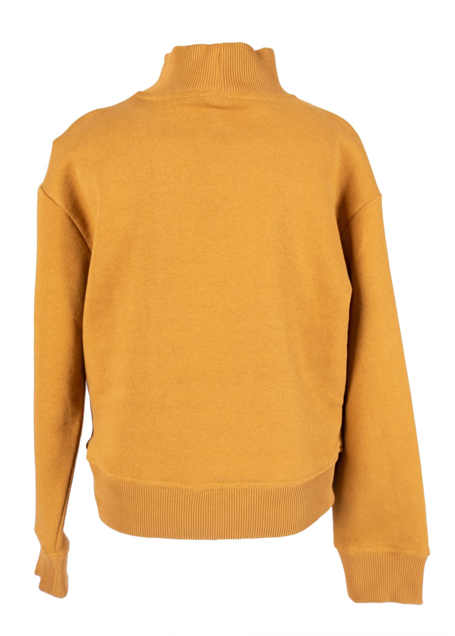 Organik Boğazlı Yaka Açık Kahve Kışlık Kız Çocuk Sweatshirt