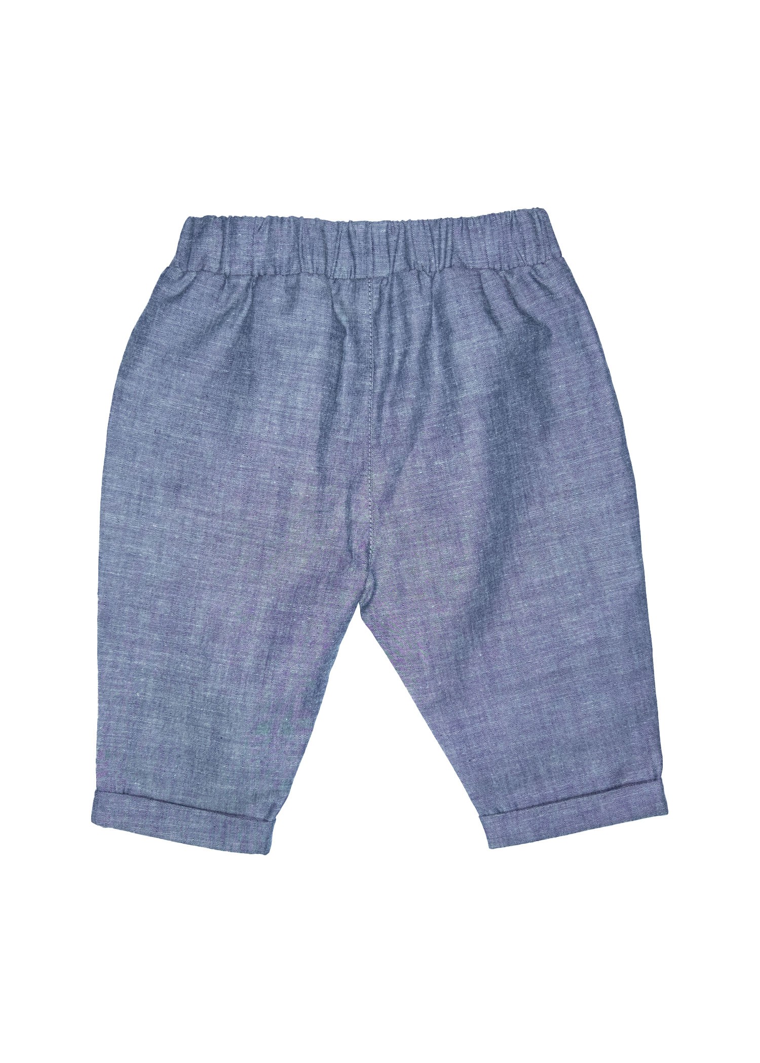 Organic Denim Blue Summer Baby Boy Trousers