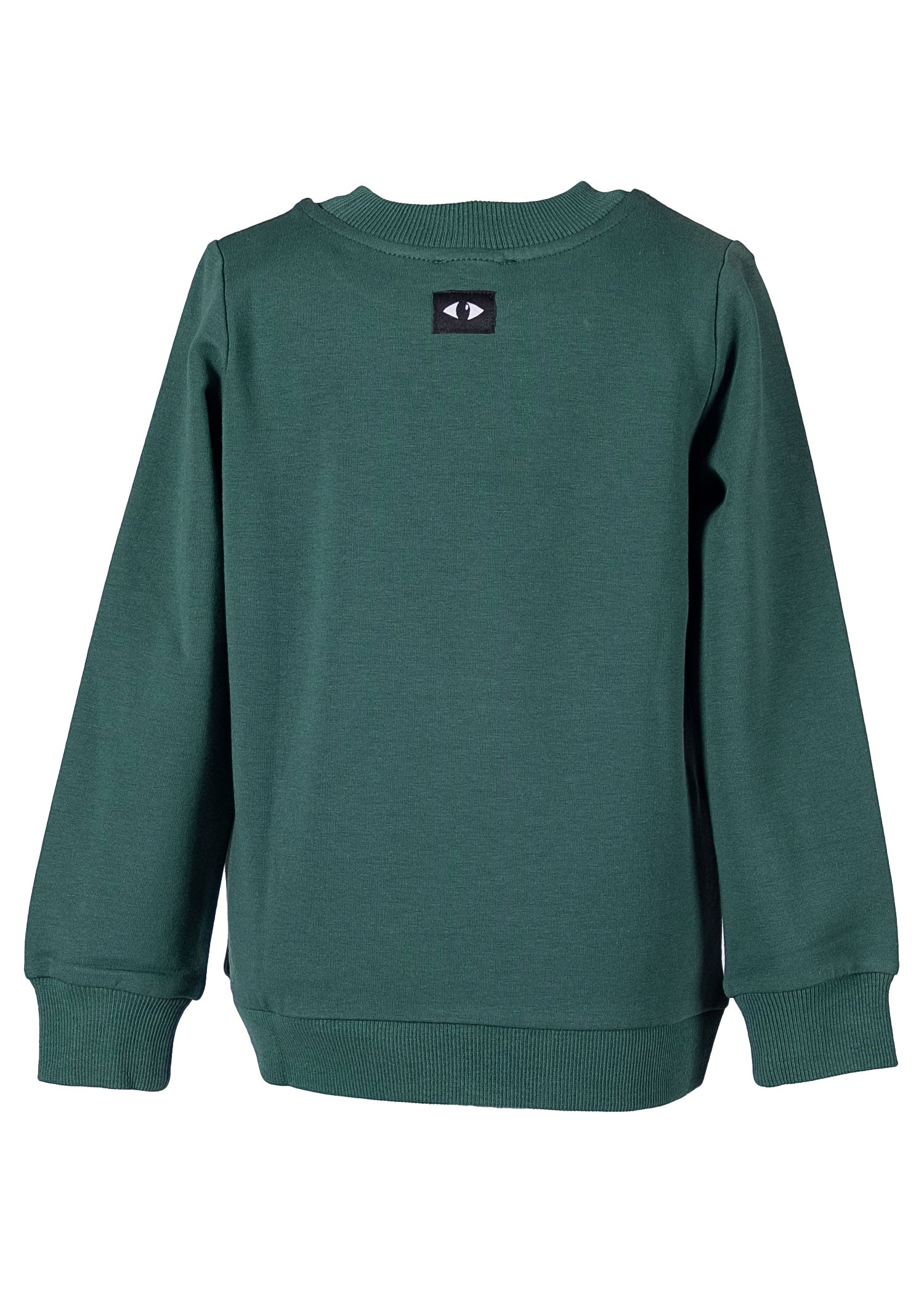 100% Cotton Printed Green Winter Girls Sweatshirt