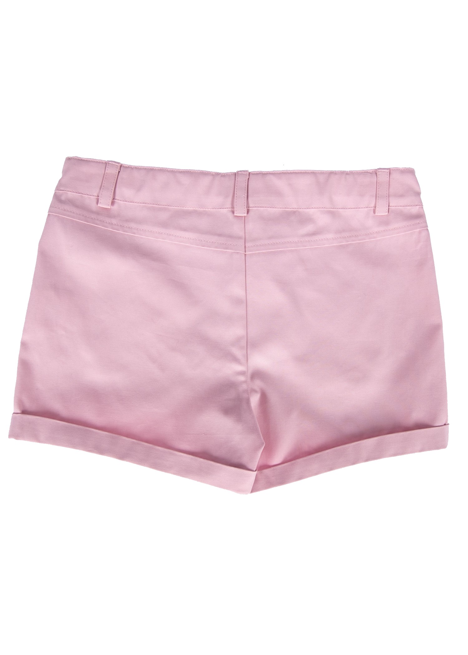 Organic Canvas Pink Summer Girl's Shorts