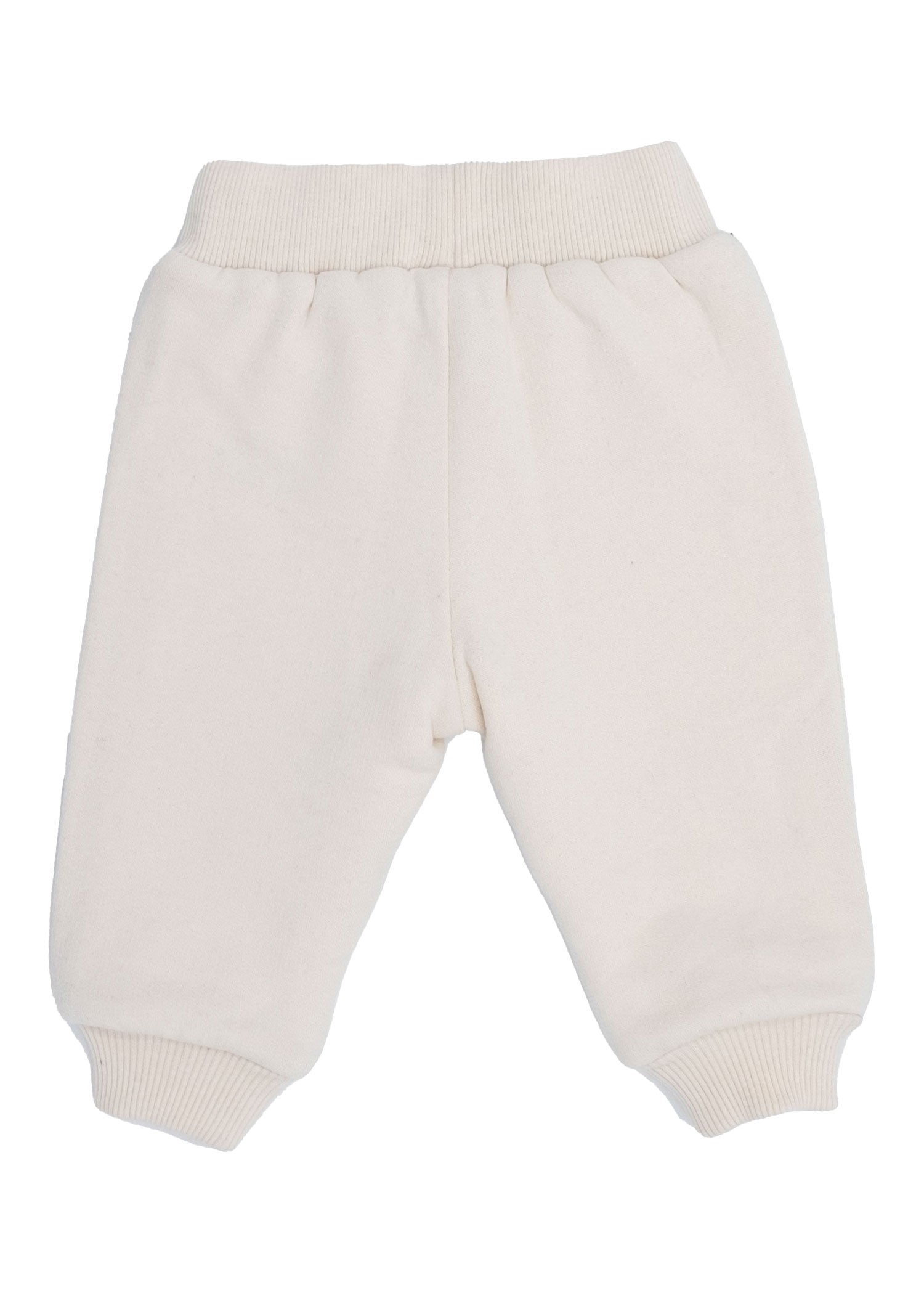 Organic Ecru Winter Wool Unisex Baby Bottom