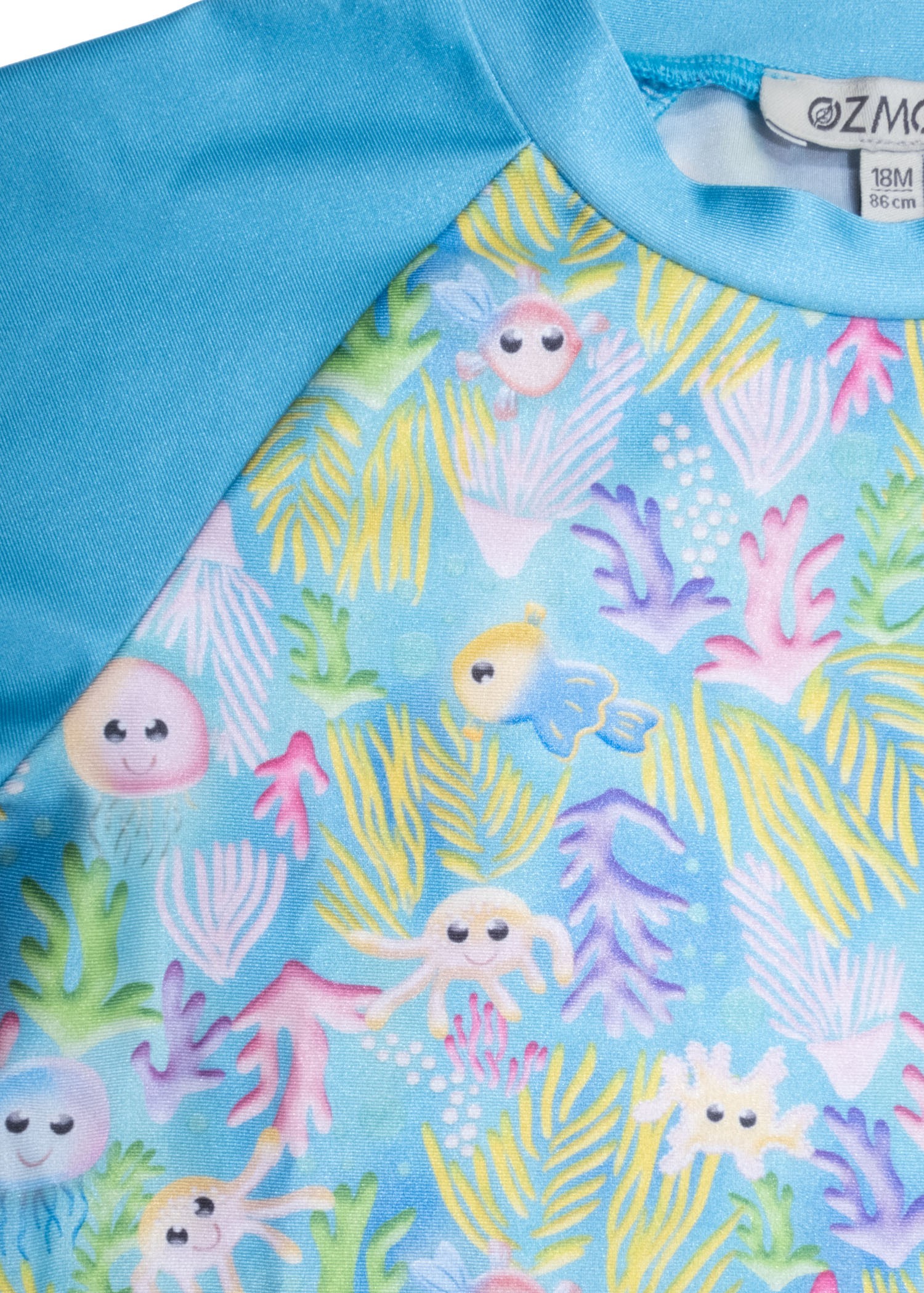 Blue Little Boys' Swim Top with UV Protection Long Sleeves