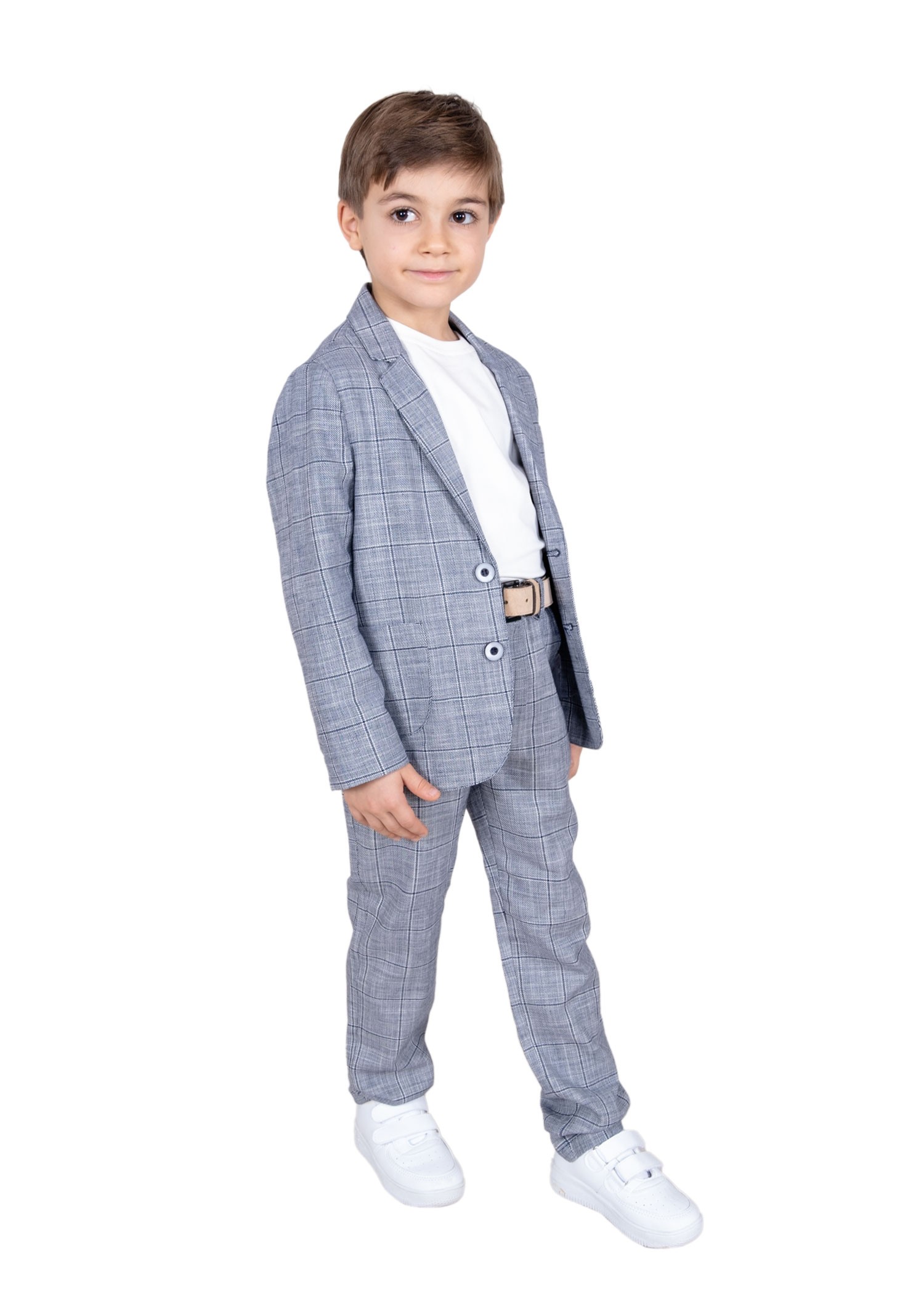 100% Cotton Classic Summer Navy Blue Boy's Trousers