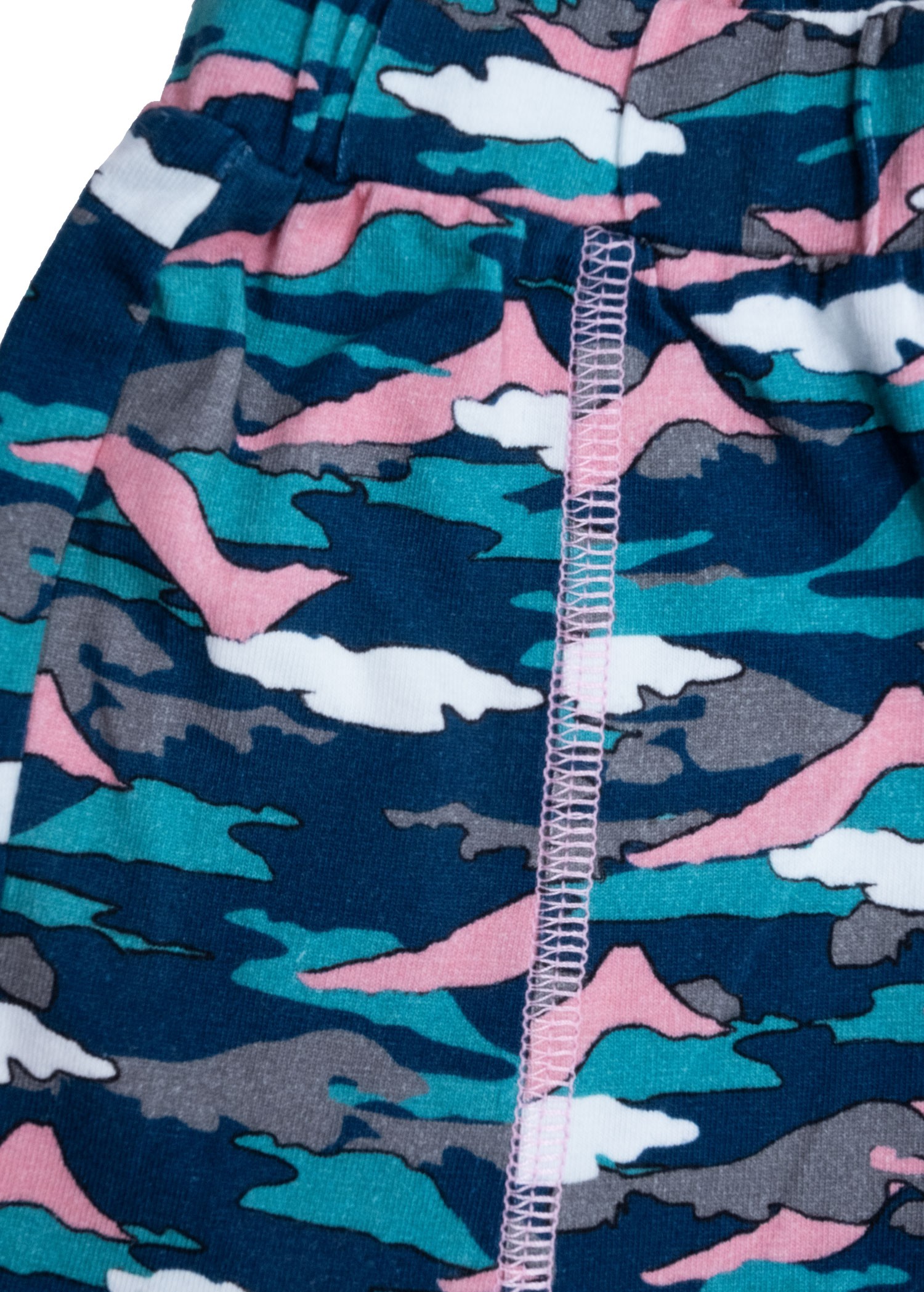 Cotton Colored Camouflage Little Girl Shorts