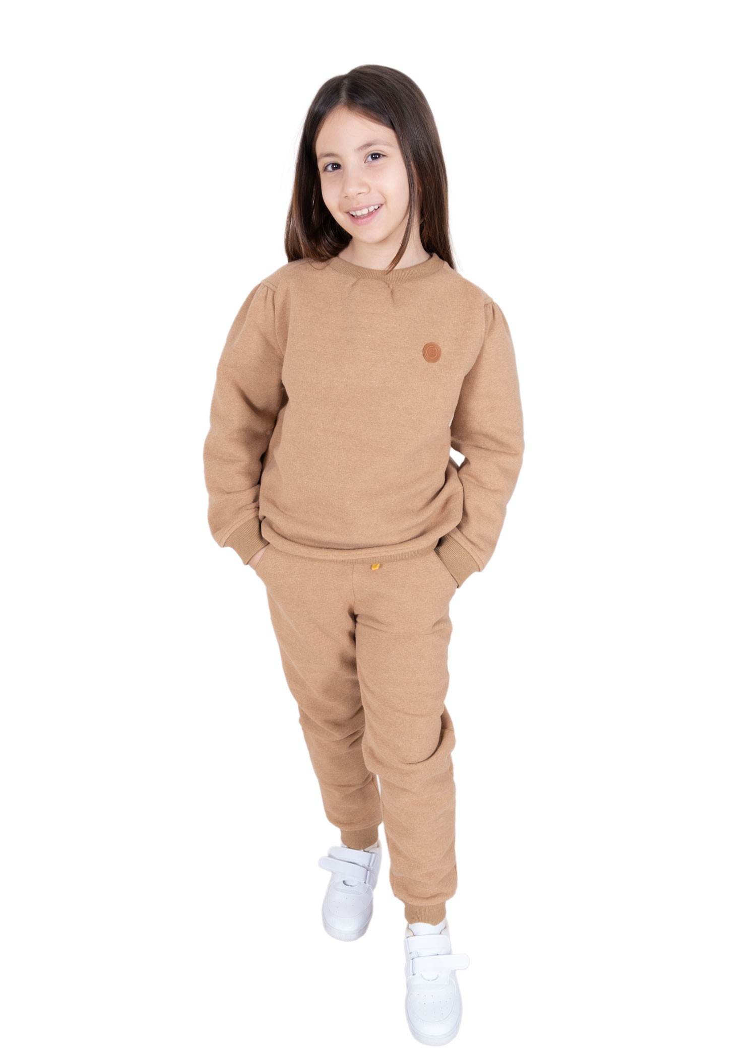 Reborn Light Brown Winter Girl's Sweatshirt