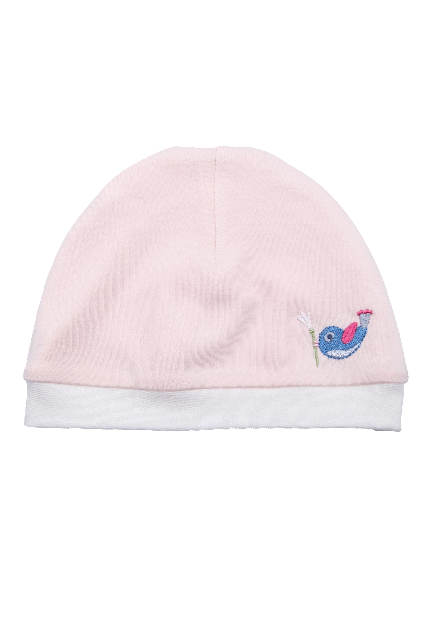 Organic Cloud Pink Baby Girl Beanie