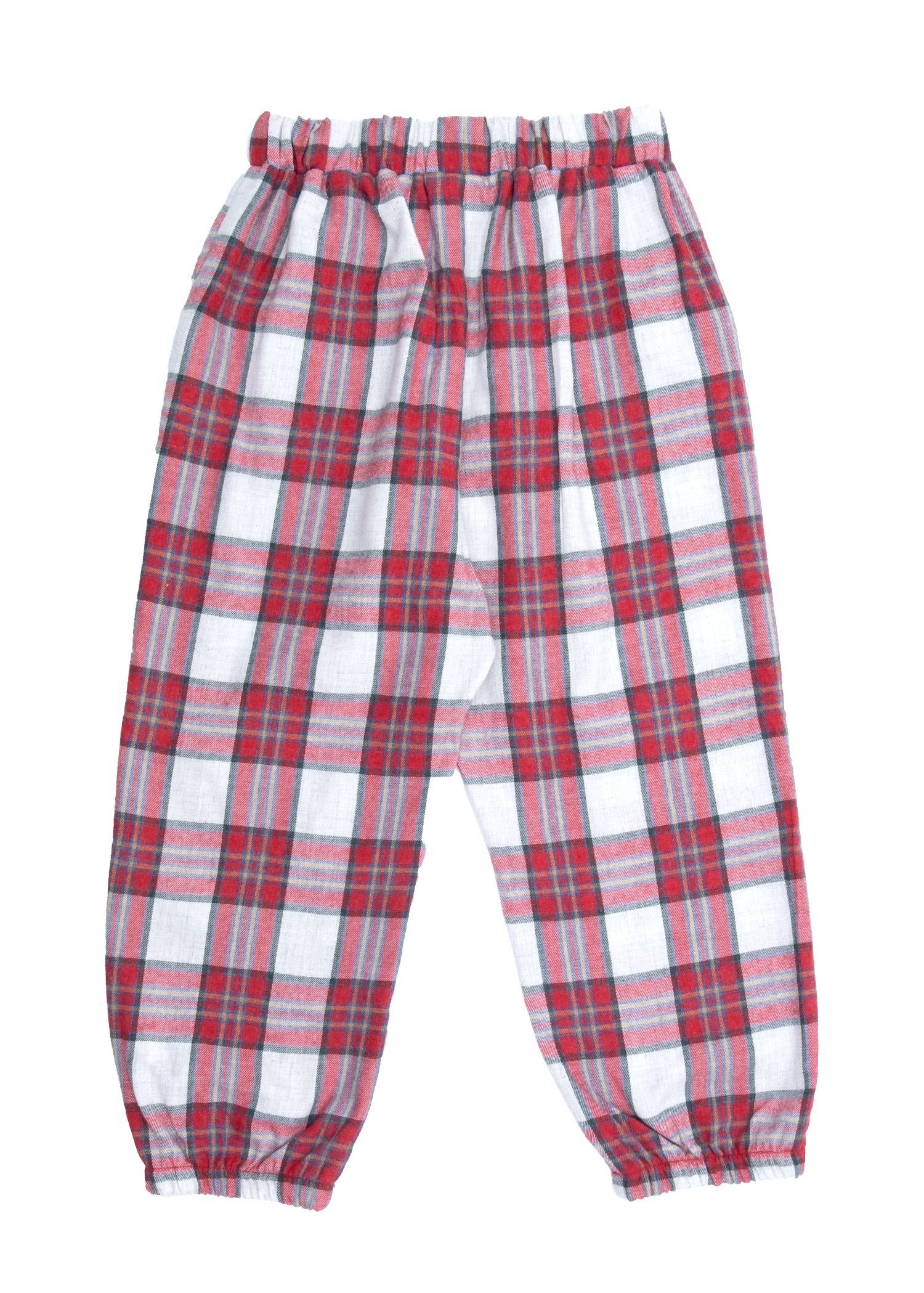 Plaid Red Winter Little Unisex Children's Bottom