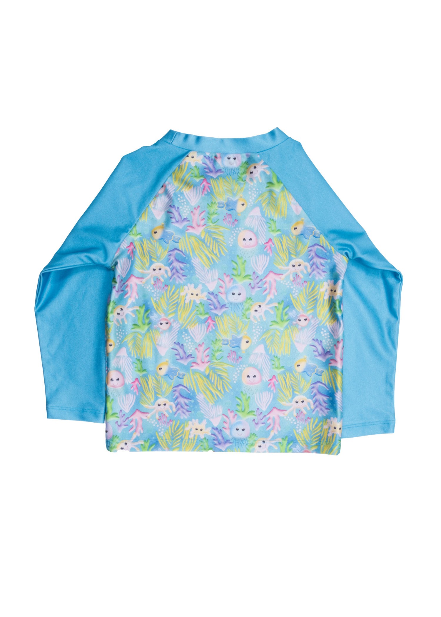 Blue Little Boys' Swim Top with UV Protection Long Sleeves