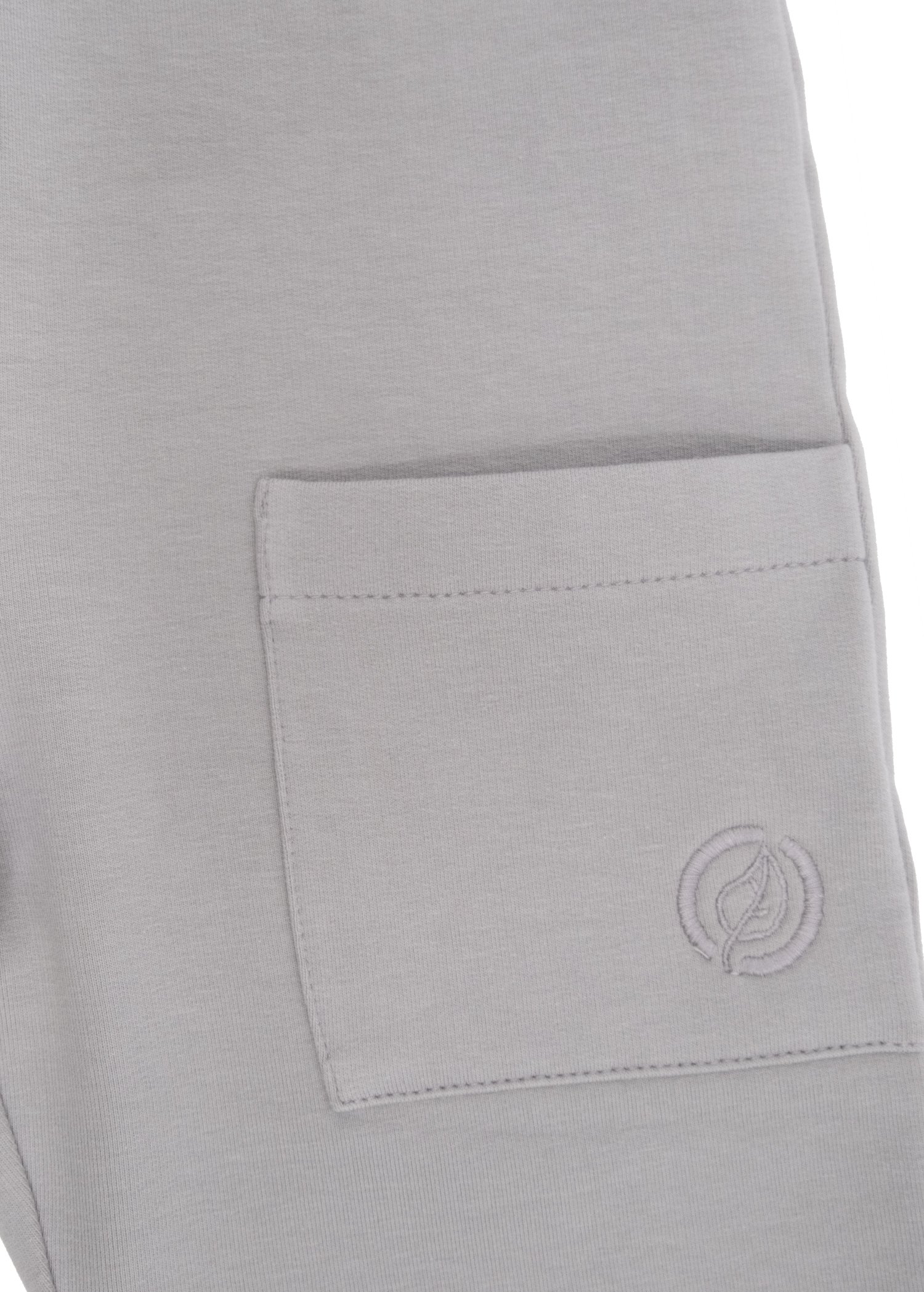 Organic Gray Winter Little Boy Sweatpants