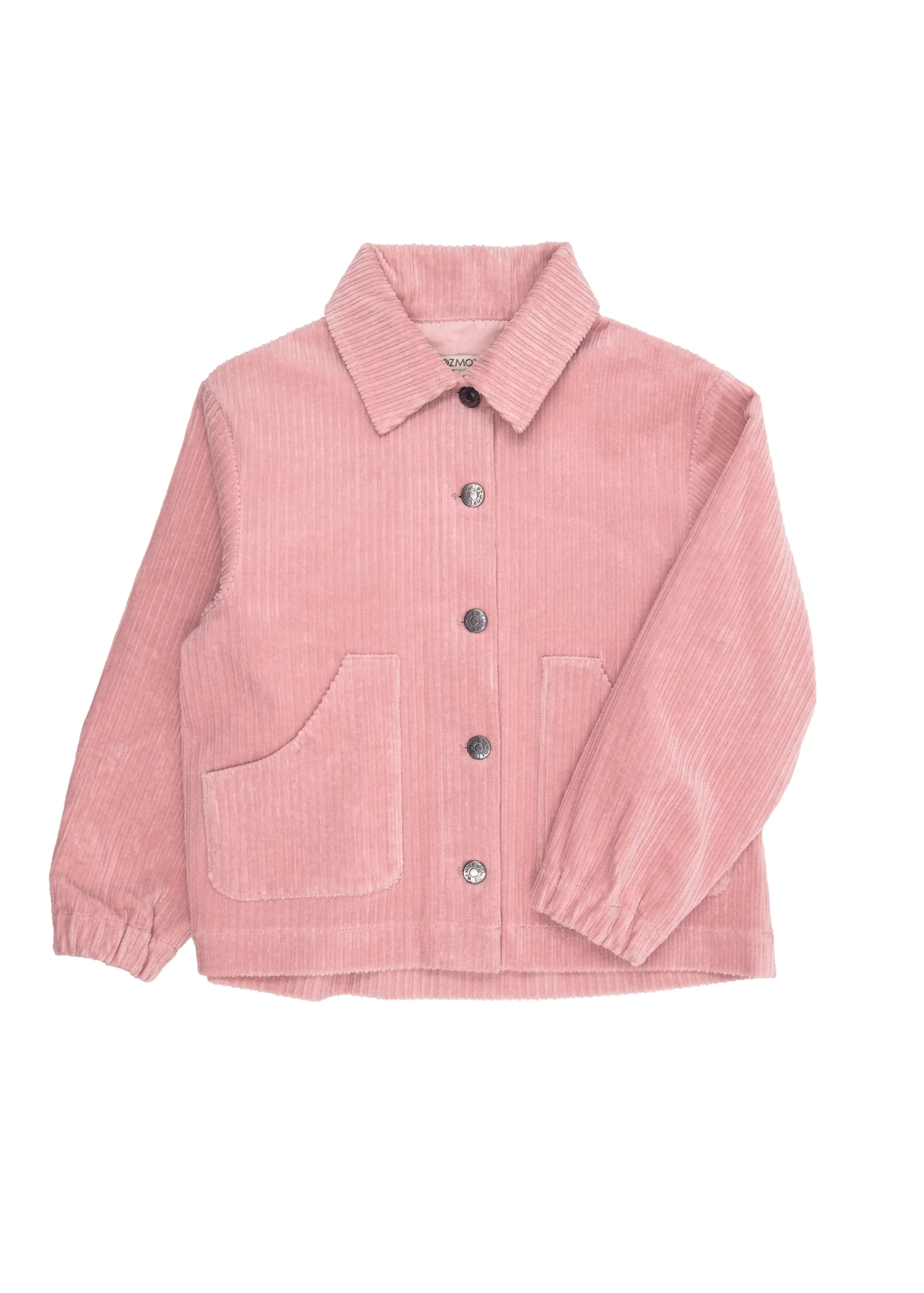 Kadife Klasik Koyu Pembe Kışlık Kız Çocuk Ceket