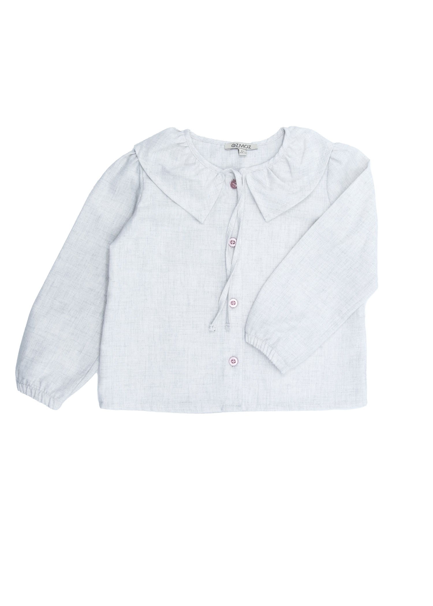 Ecru Winter Little Girl's Blouse