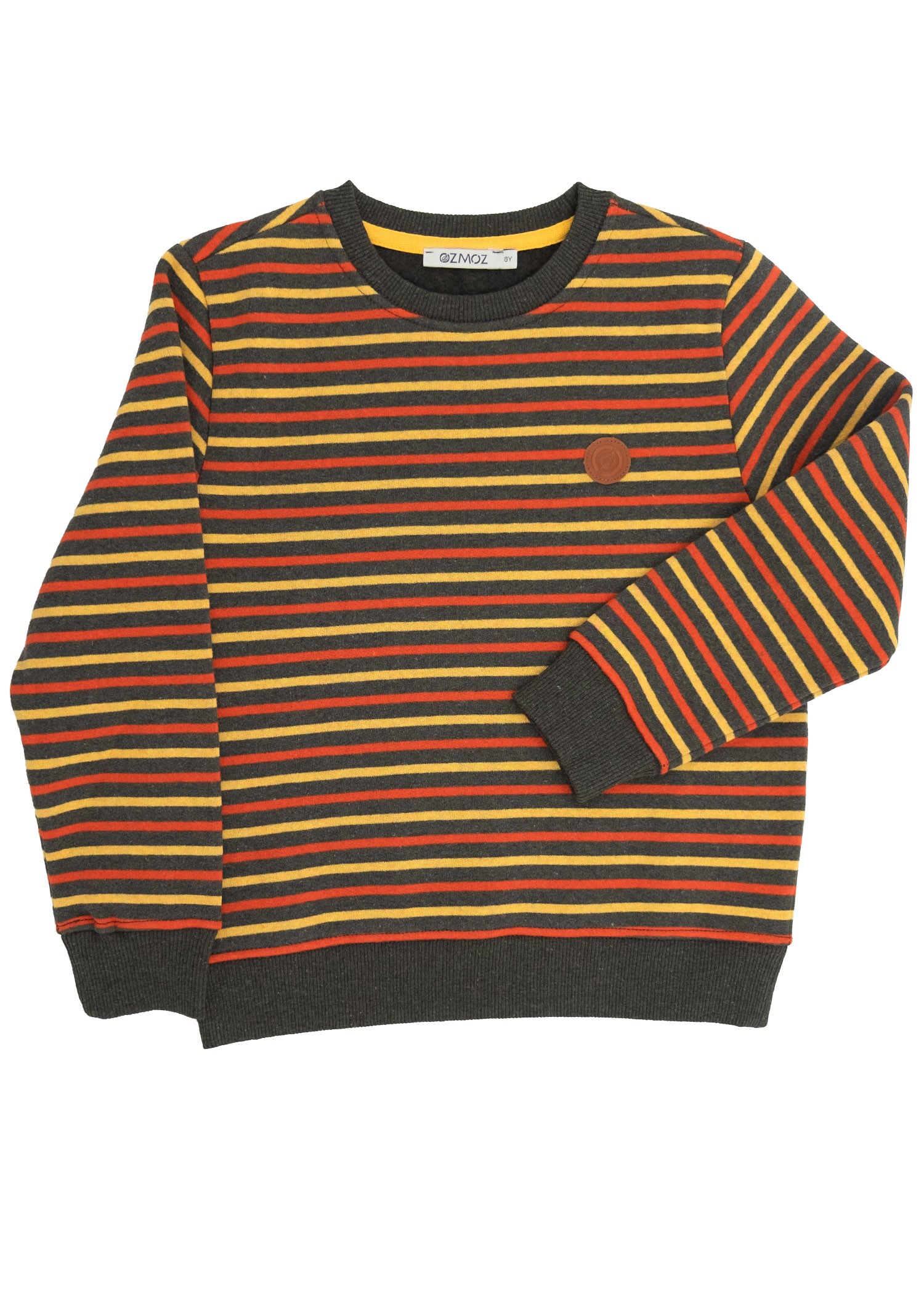 Reborn Recycled Winter Boy Sweatshirt Yarn Dyed Striped