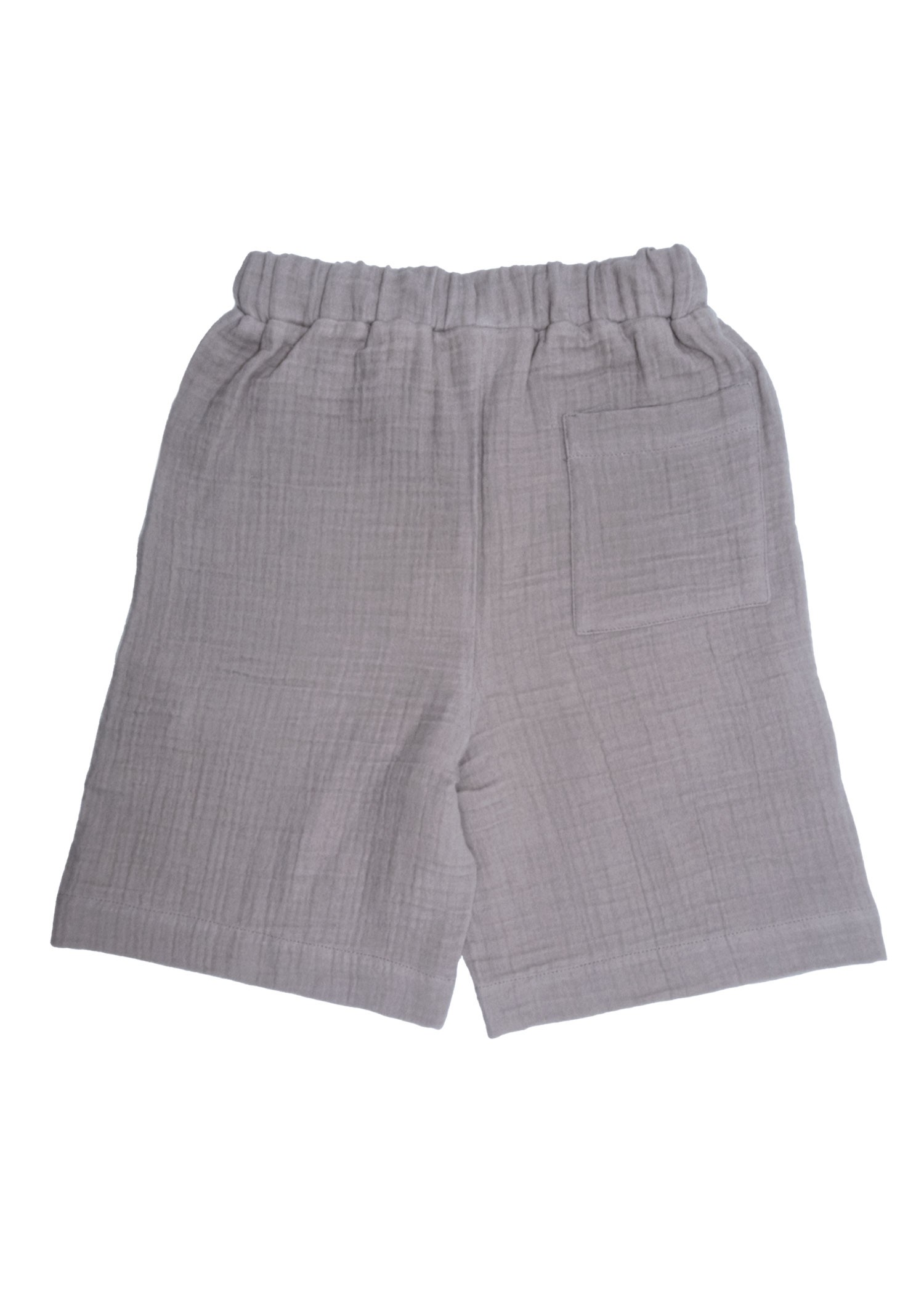 Organic Gray Summer Little Boy Shorts