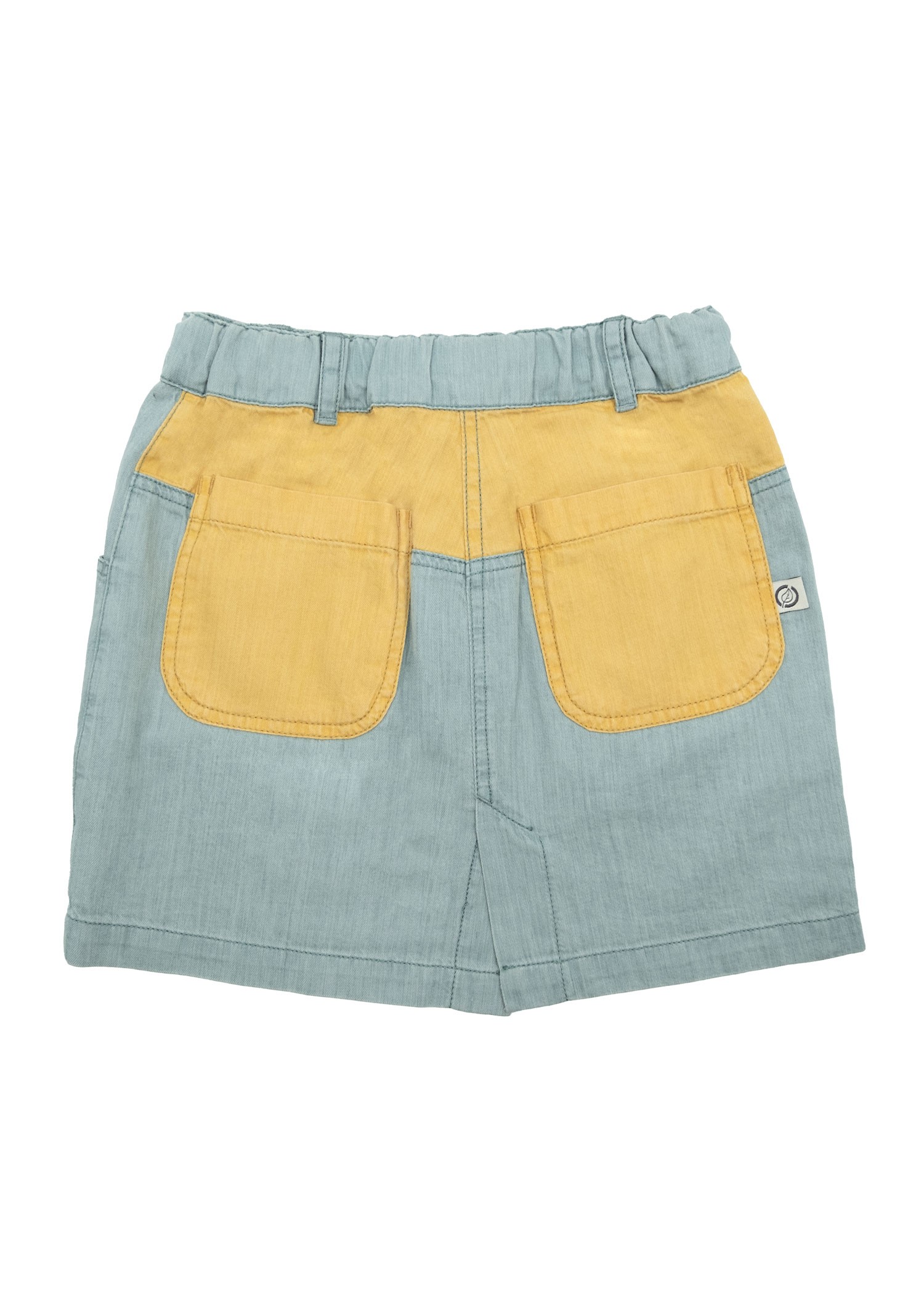 100% Cotton Light Blue Thin Denim Summer Girls Skirt