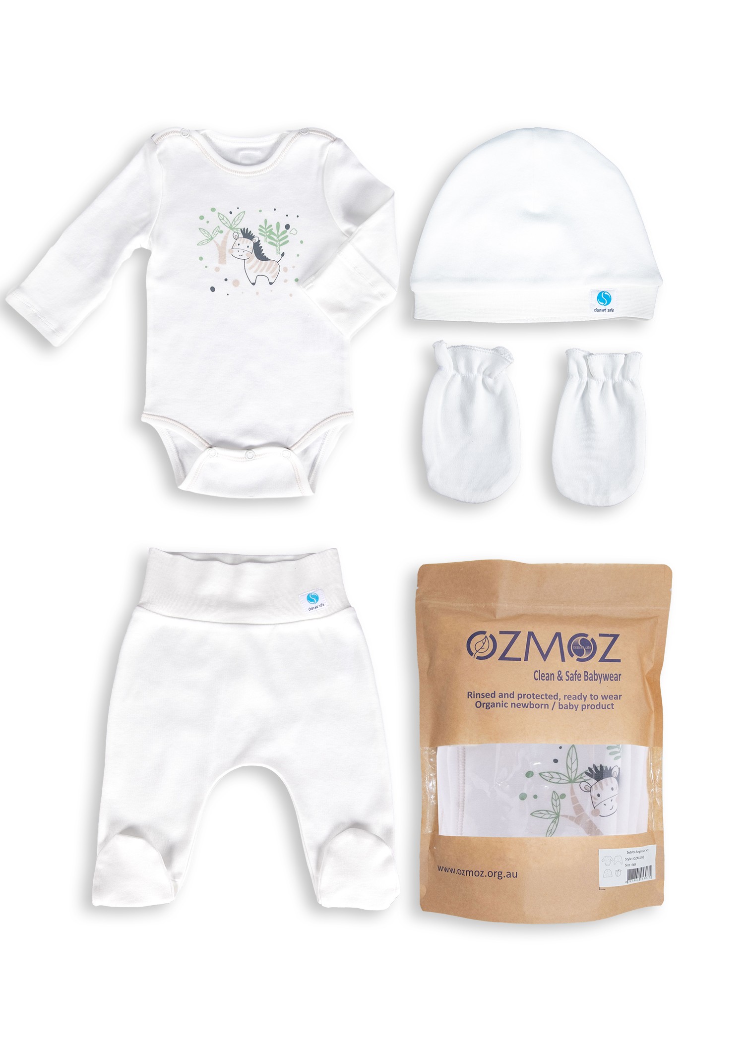 Clean and Safe Sterile Ready-to-Wear Organic Hospital Outlet Set-4 Pieces