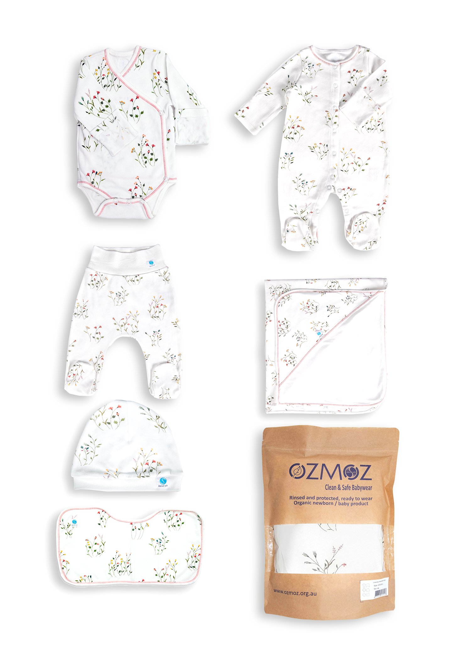 Clean and Safe Sterile Ready-to-Wear Organic Hospital Outlet Set-6 Pieces