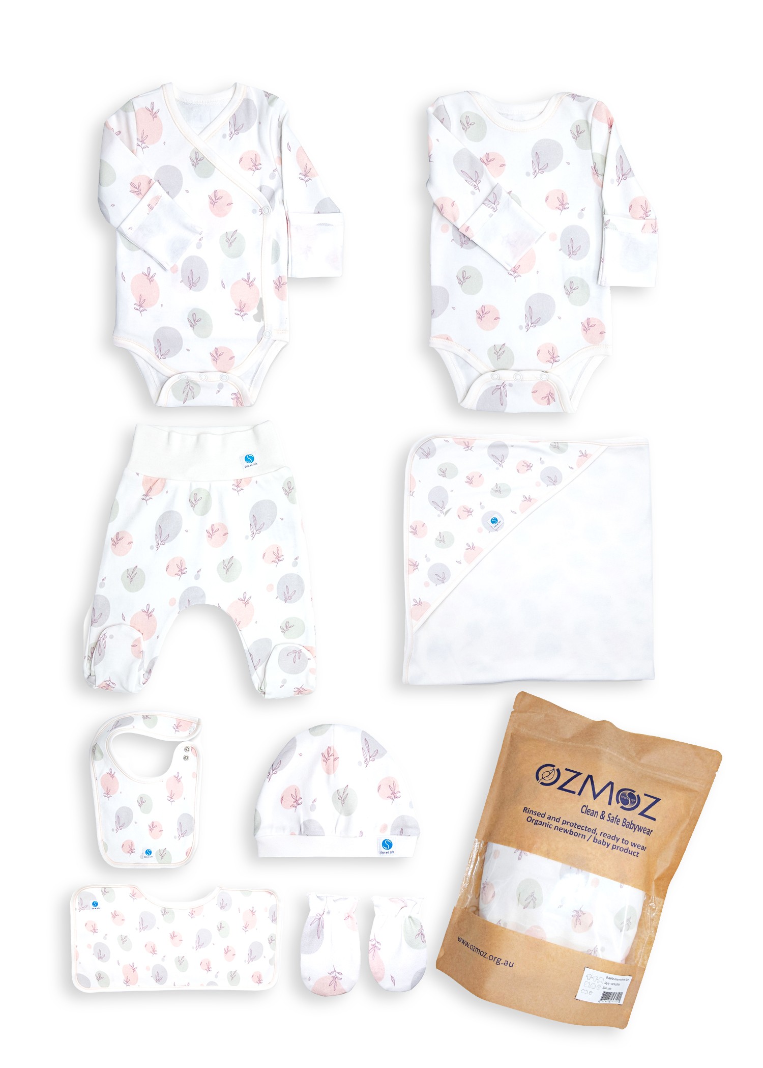 Clean and Safe Sterile Ready-to-Wear Organic Hospital Outlet Set-8 Pieces