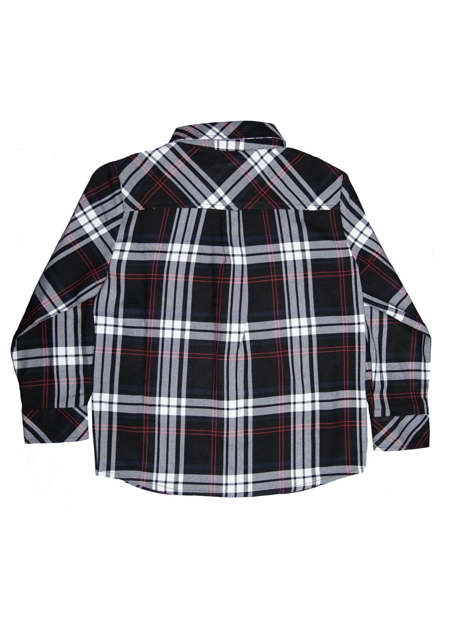 Cotton Lumberjack Winter Boy's Shirt Black