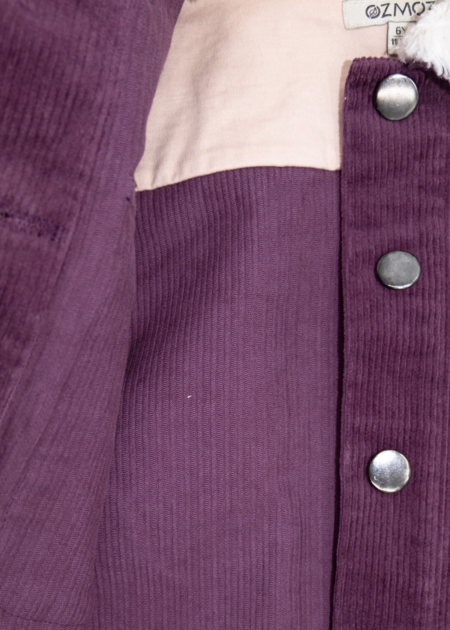 Corduroy Blue Sports Cut Winter Boys' Jacket