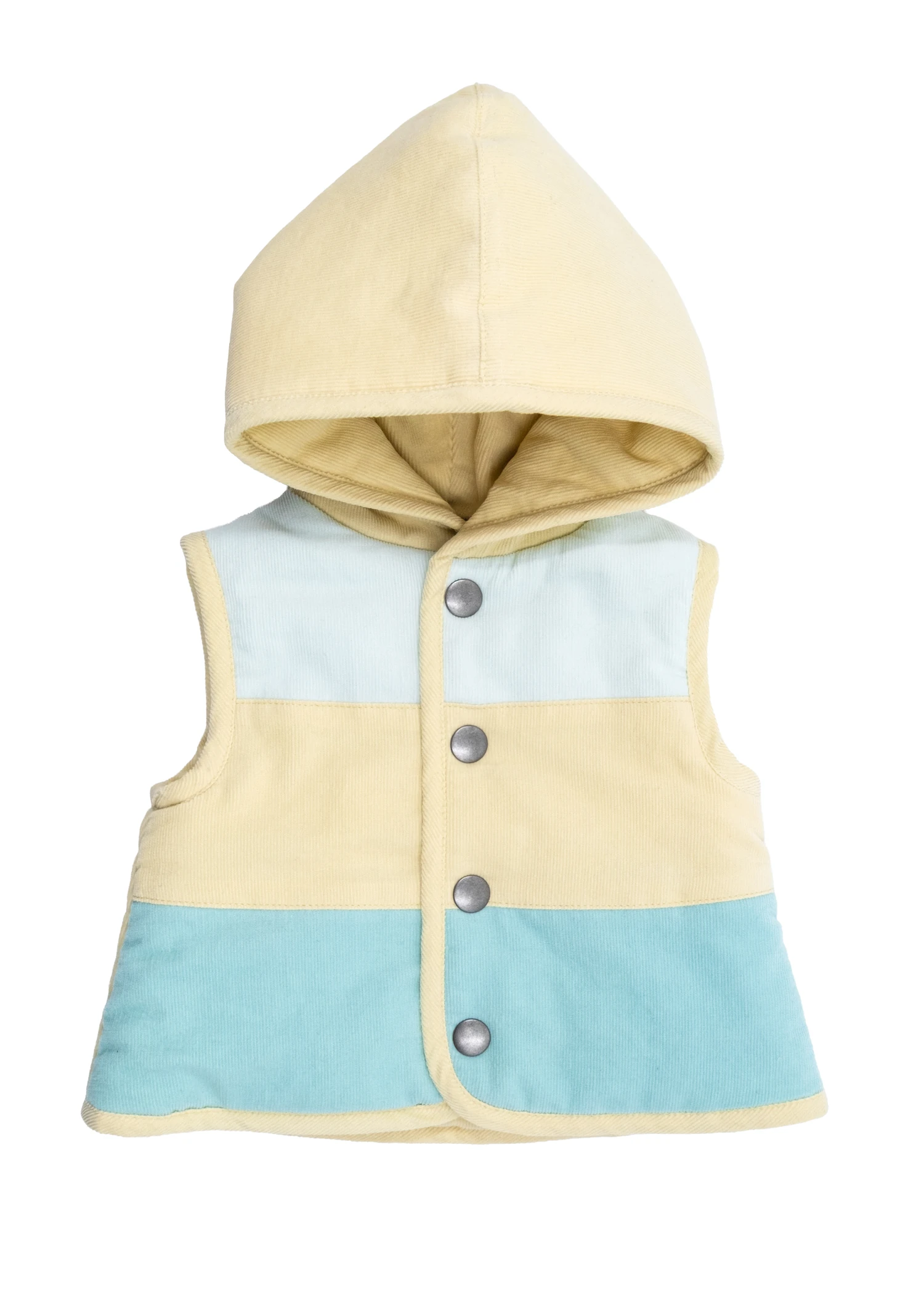 Kadife Kapüşonlu Şişme Kışlık Erkek Bebek Spor Yelek