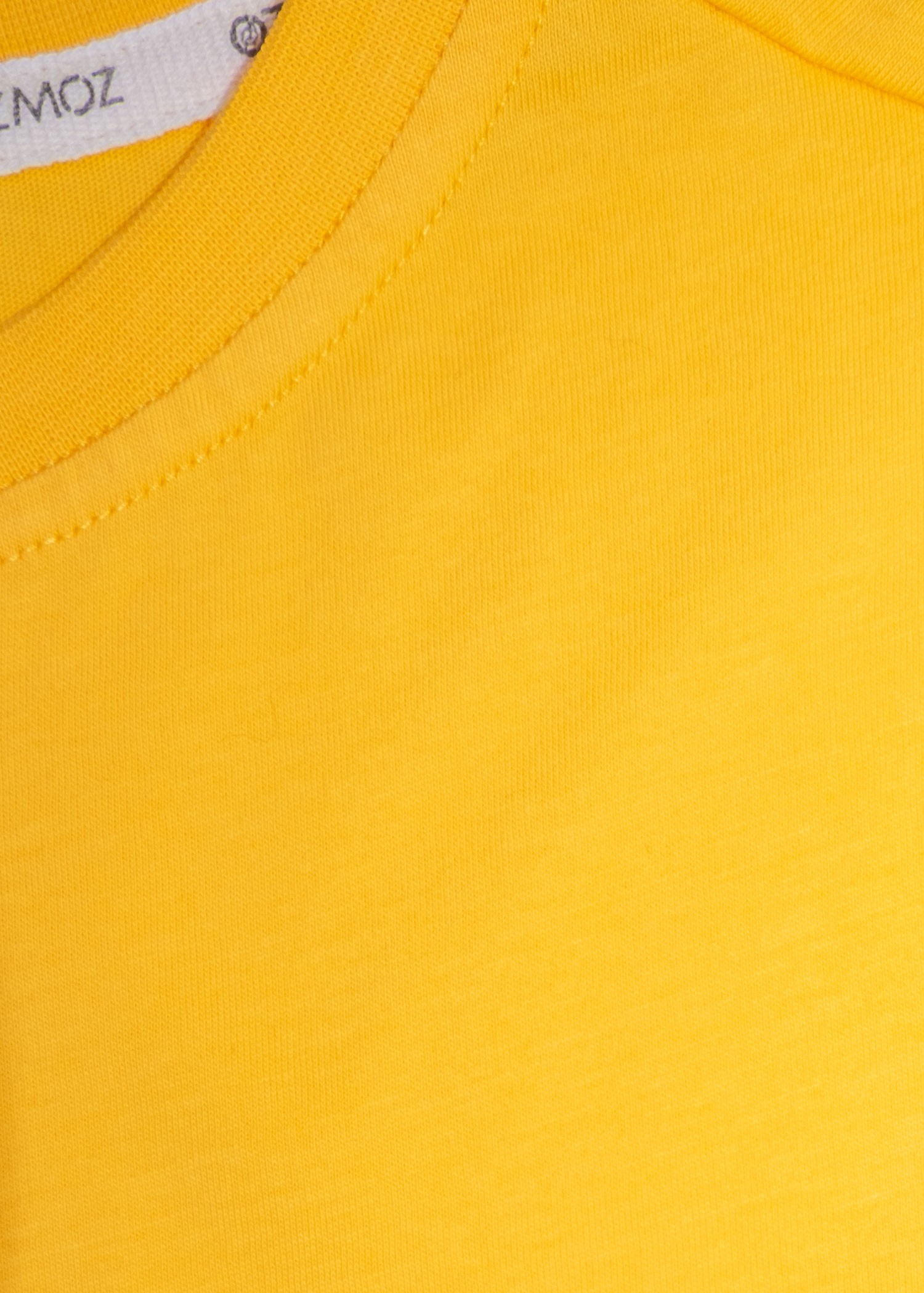 Organic Orange Basic Summer Unisex Kids Tshirt