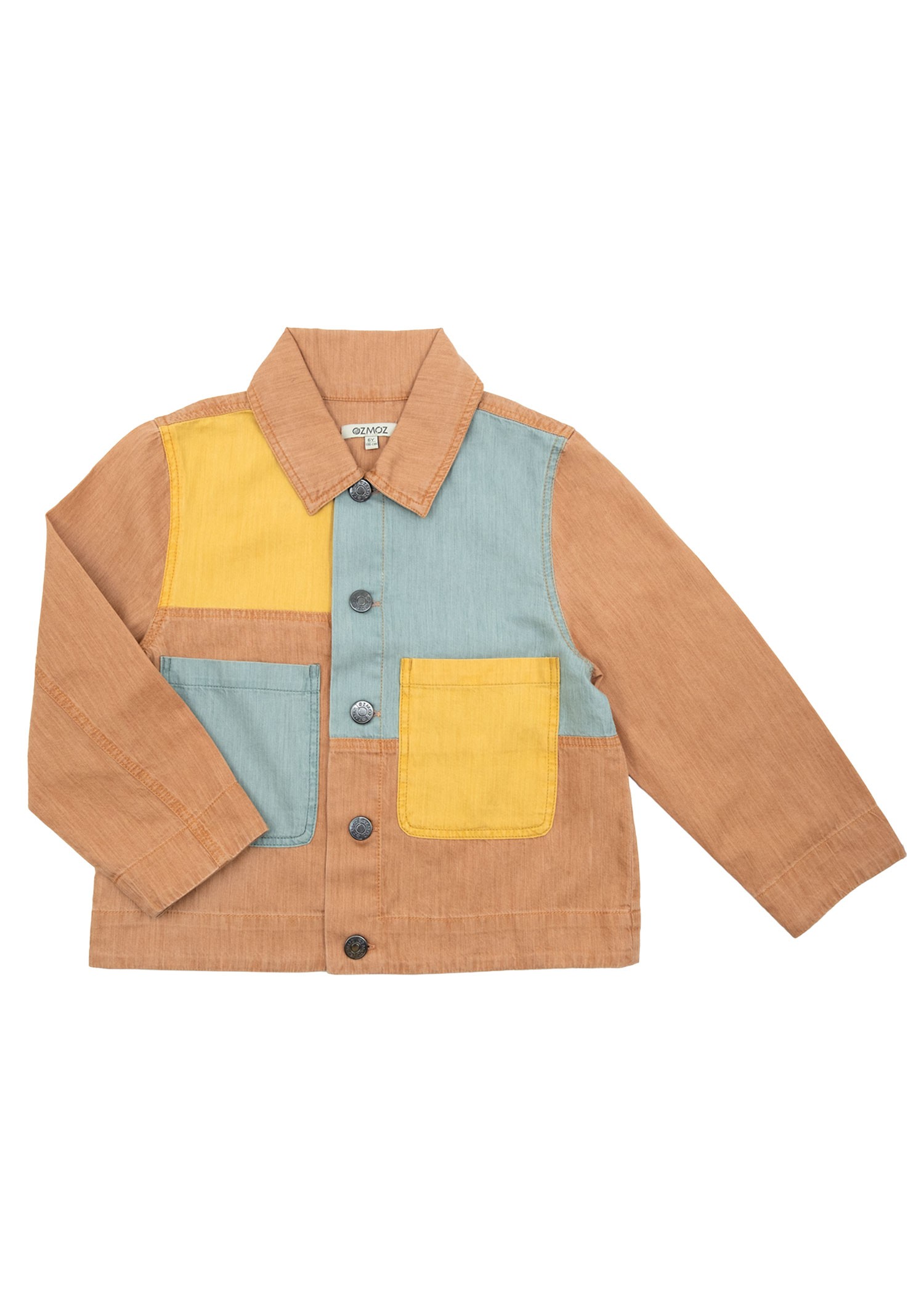 100% Cotton Colored Thin Denim Summer Unisex Kids Jacket