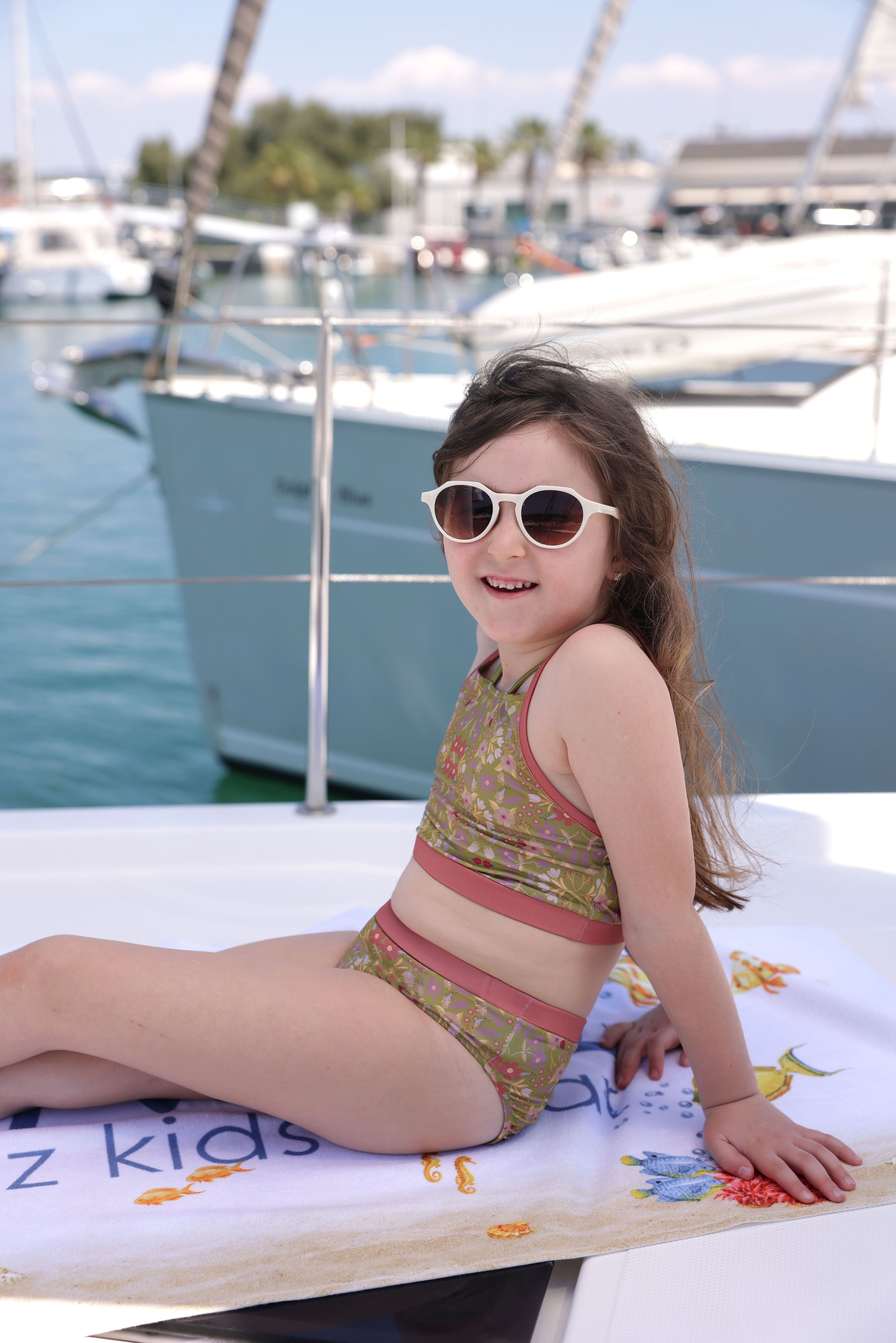 Recycle UV Korumalı Kız Çocuk Bikini