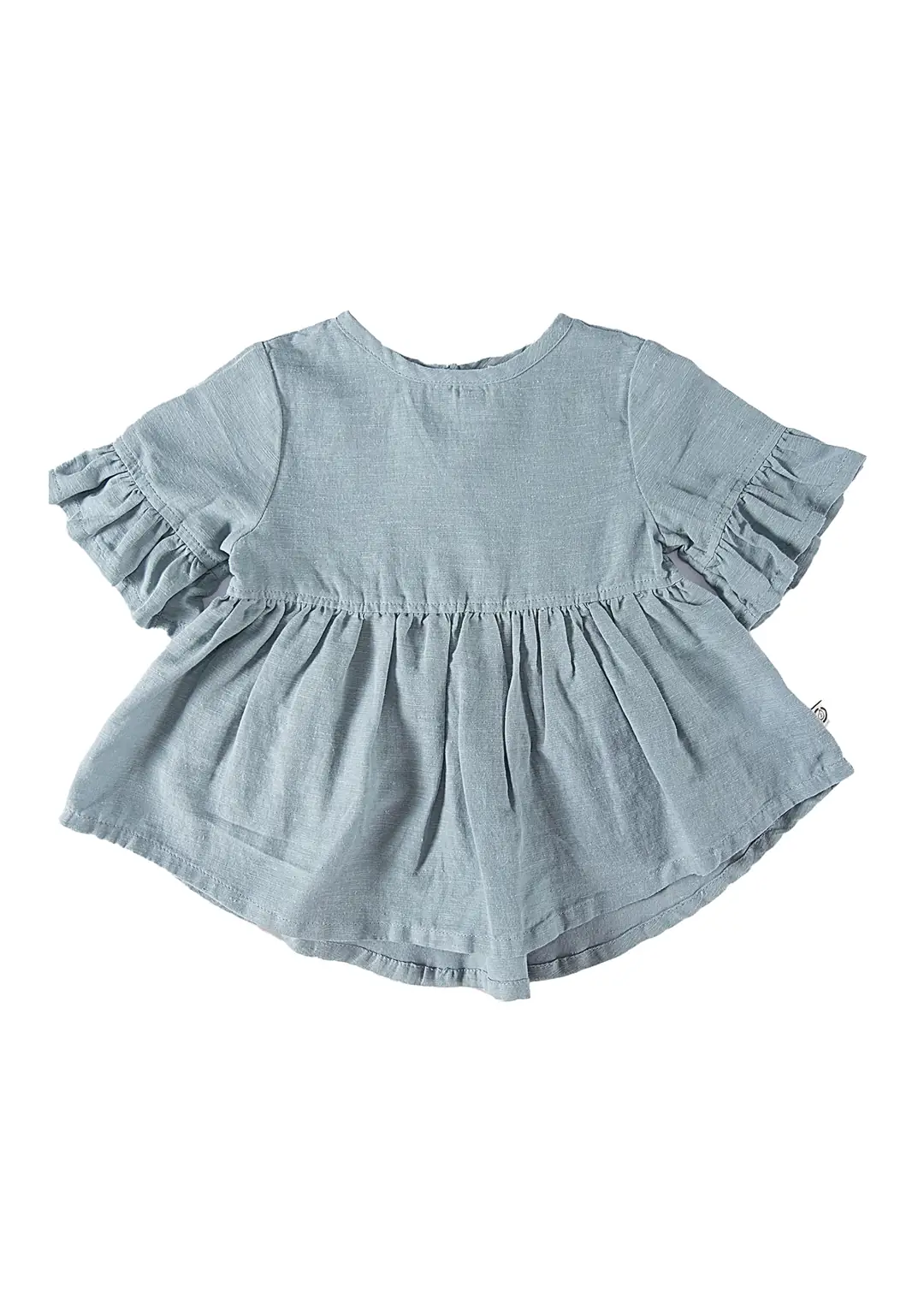 Dark Blue Meadows Blouse for Baby and Girls