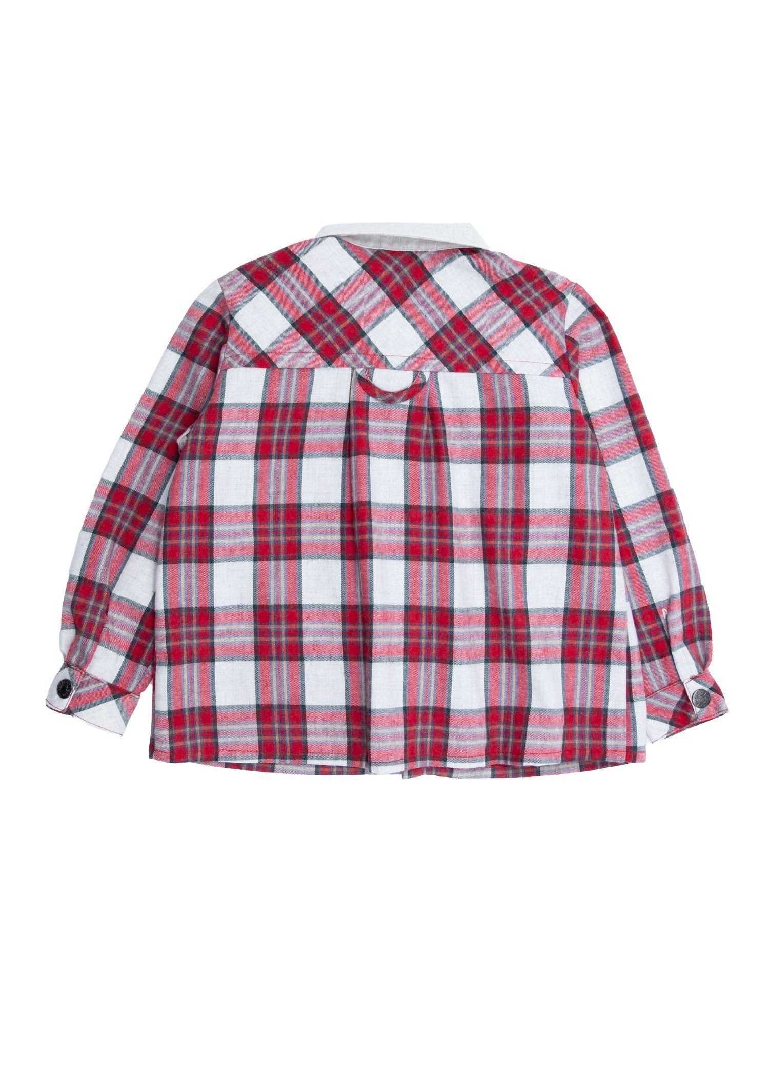 Plaid Red Winter Little Boy Shirt