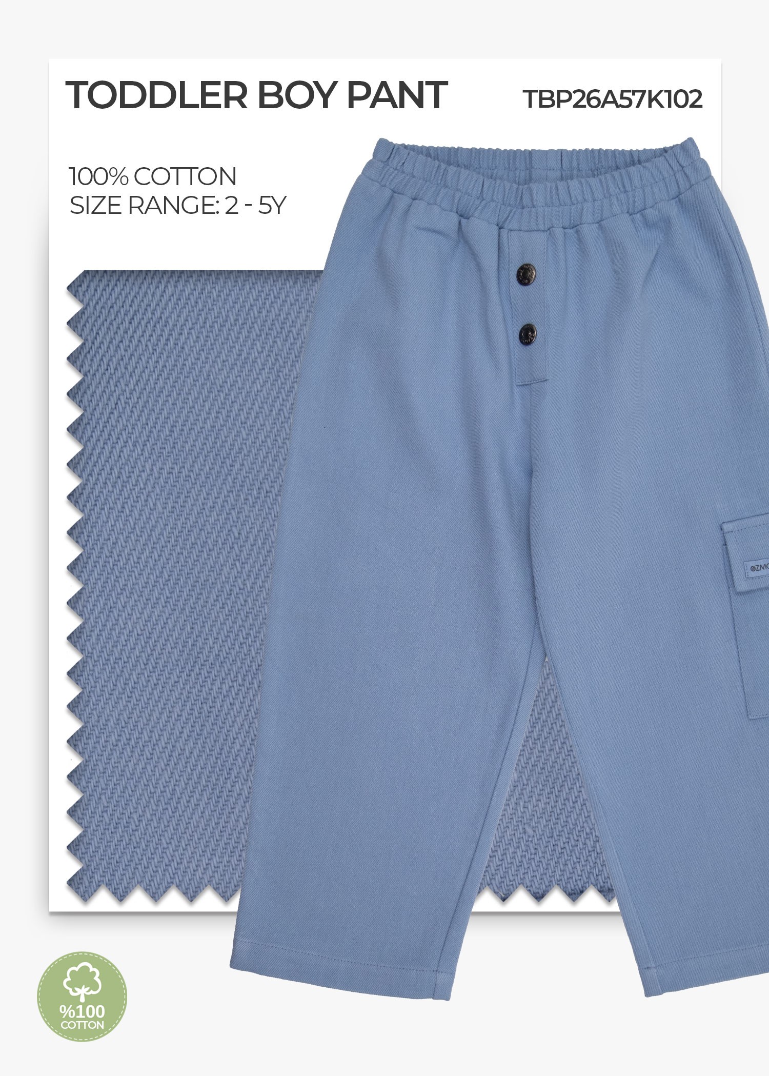 Ashleigh Blue Toddler Boy Pant