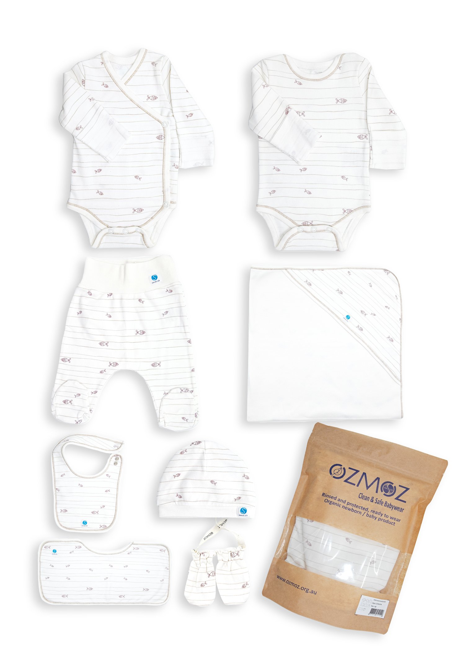 Clean and Safe Sterile Ready-to-Wear Organic Hospital Outlet Set-8 Pieces