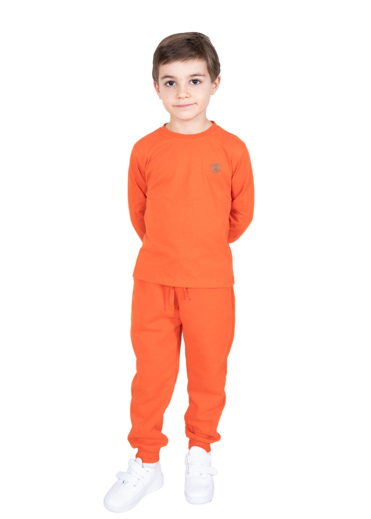 Reborn Rose Gold Orange Winter Boys' Sweatpants