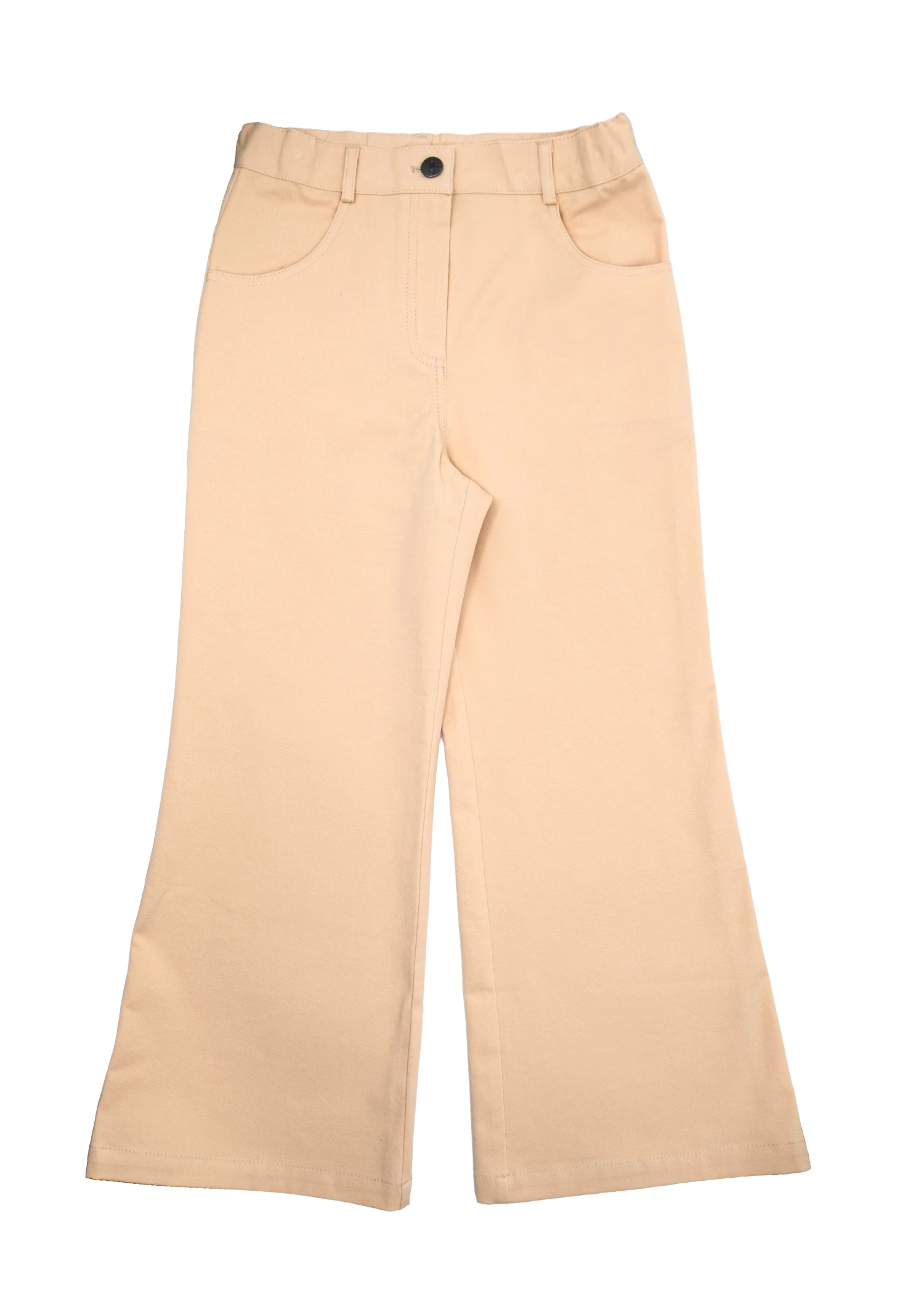 Organik Colorado Yavruağzı Bol Paça Kışlık Kız Çocuk Pantolon