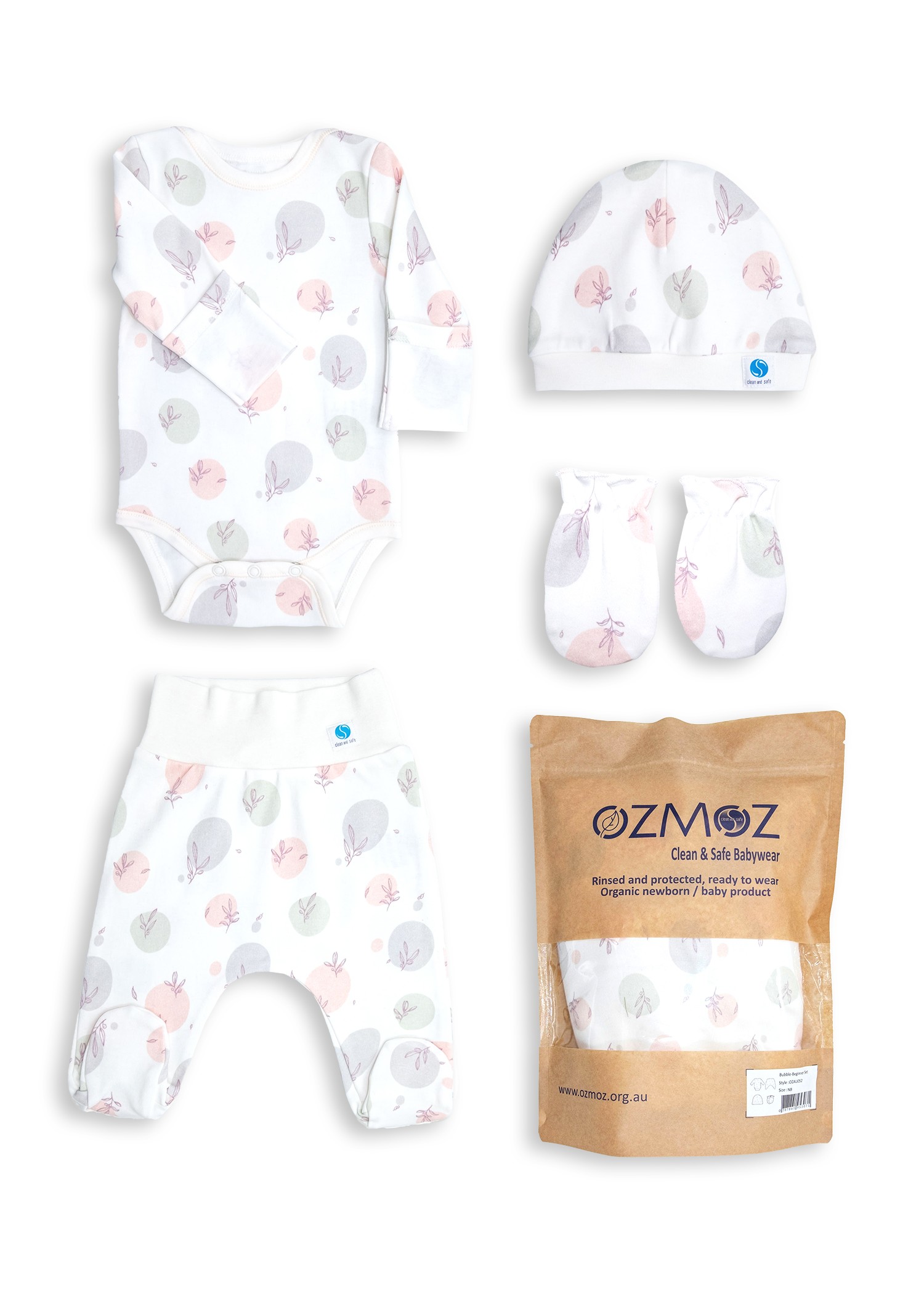 Clean and Safe Sterile Ready-to-Wear Organic Hospital Outlet Set-4 Pieces