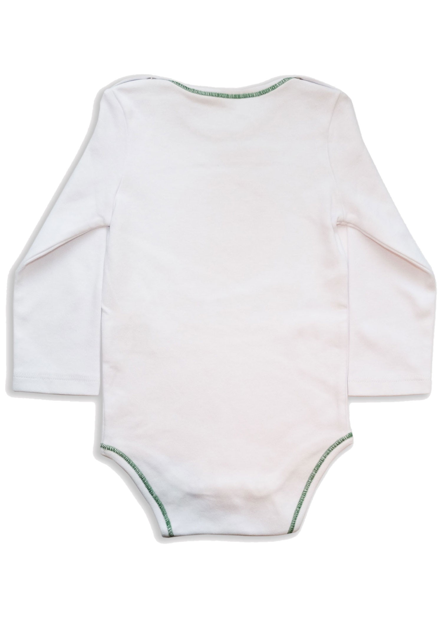 Organic Flower of Life Printed White Baby Bodysuit