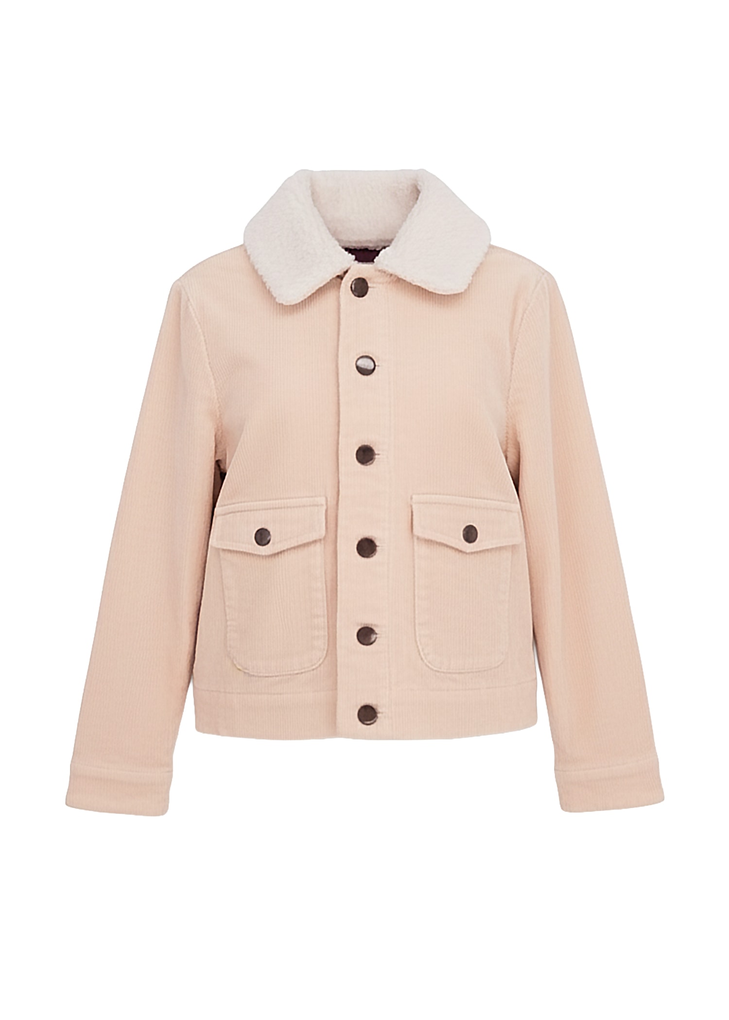 Corduroy Blue Sports Cut Winter Boys' Jacket