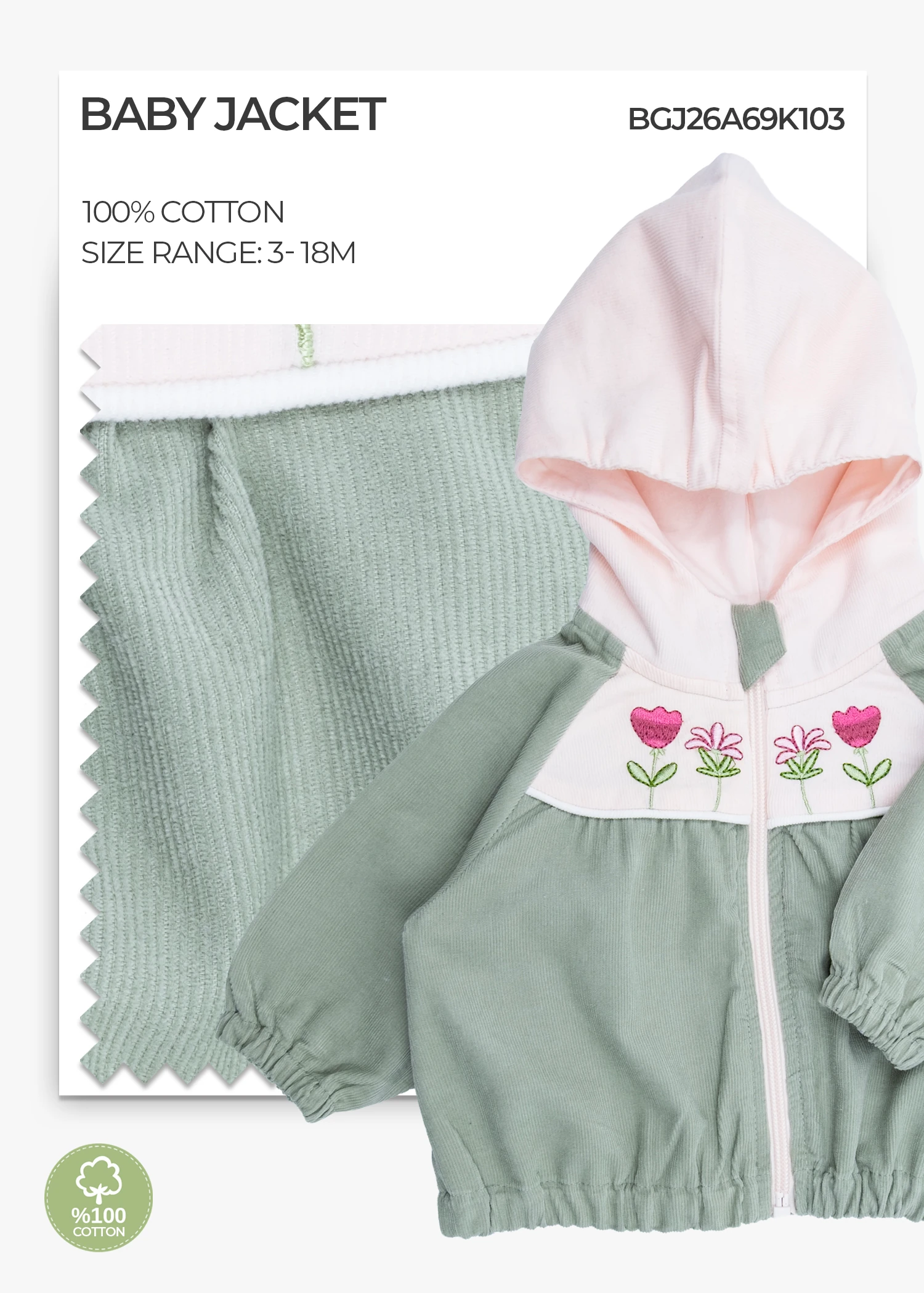 Desert Sage Baby Jacket