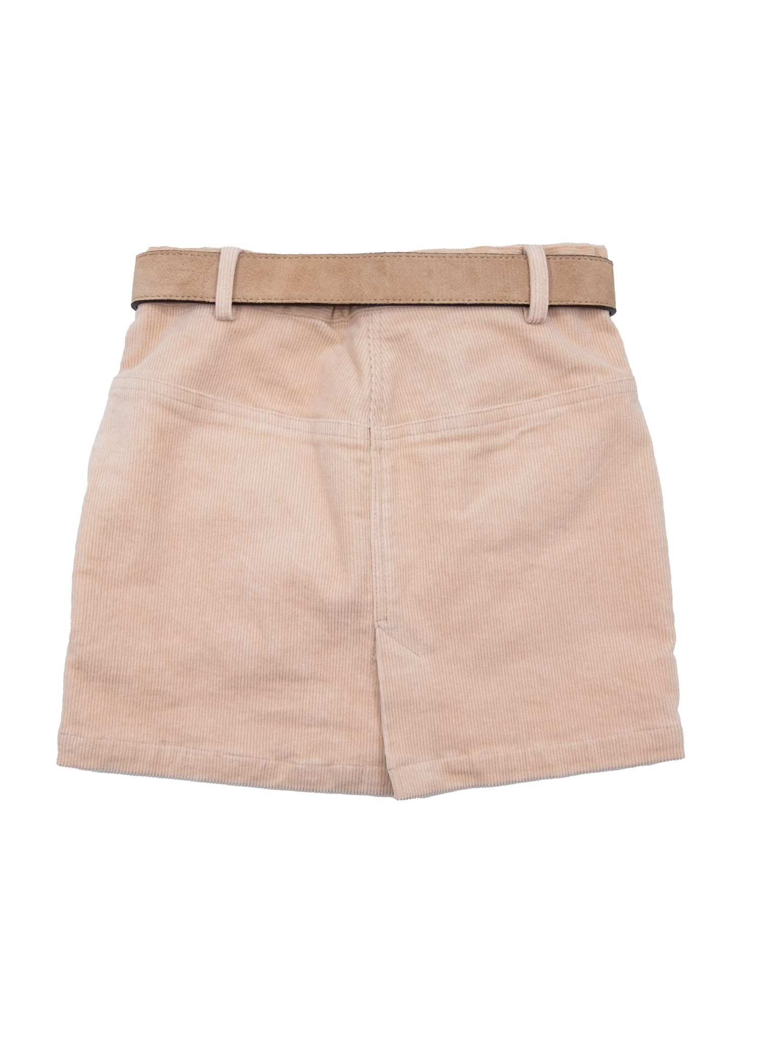 Corduroy Cream Winter Girls Skirt