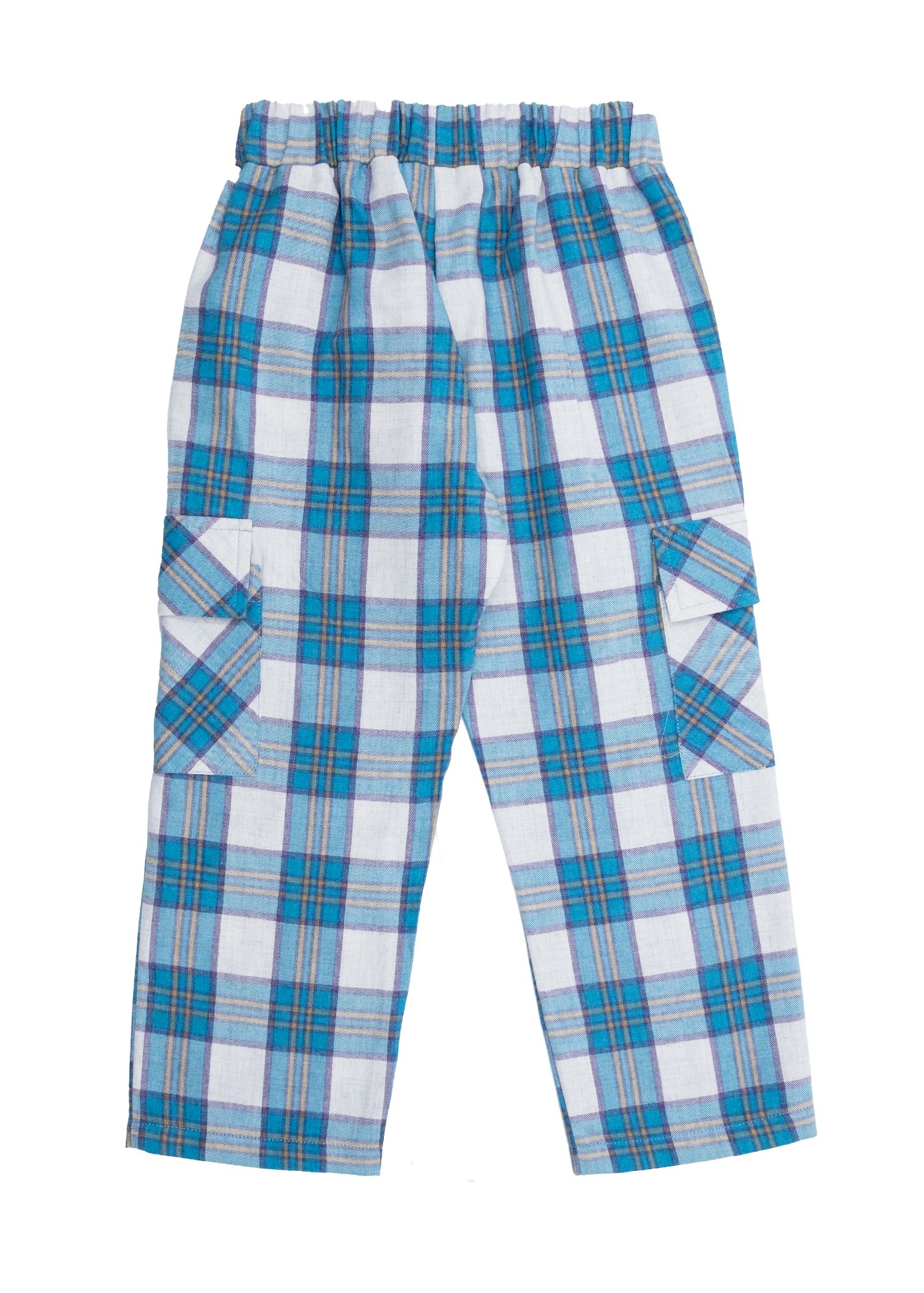 Plaid Blue Winter Little Boy Bottom