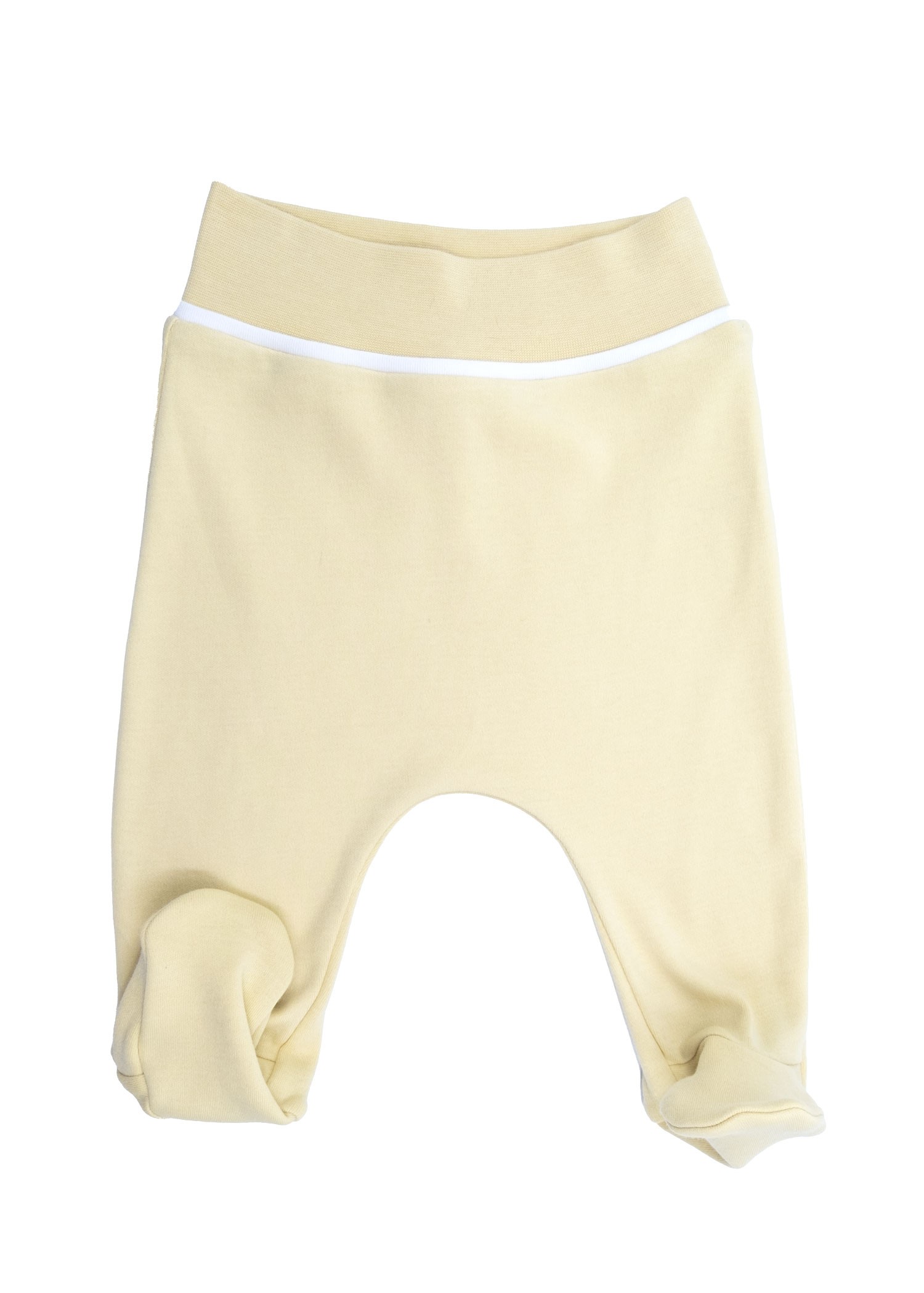 Organic Hay Yellow Baby Boy Footie Pants