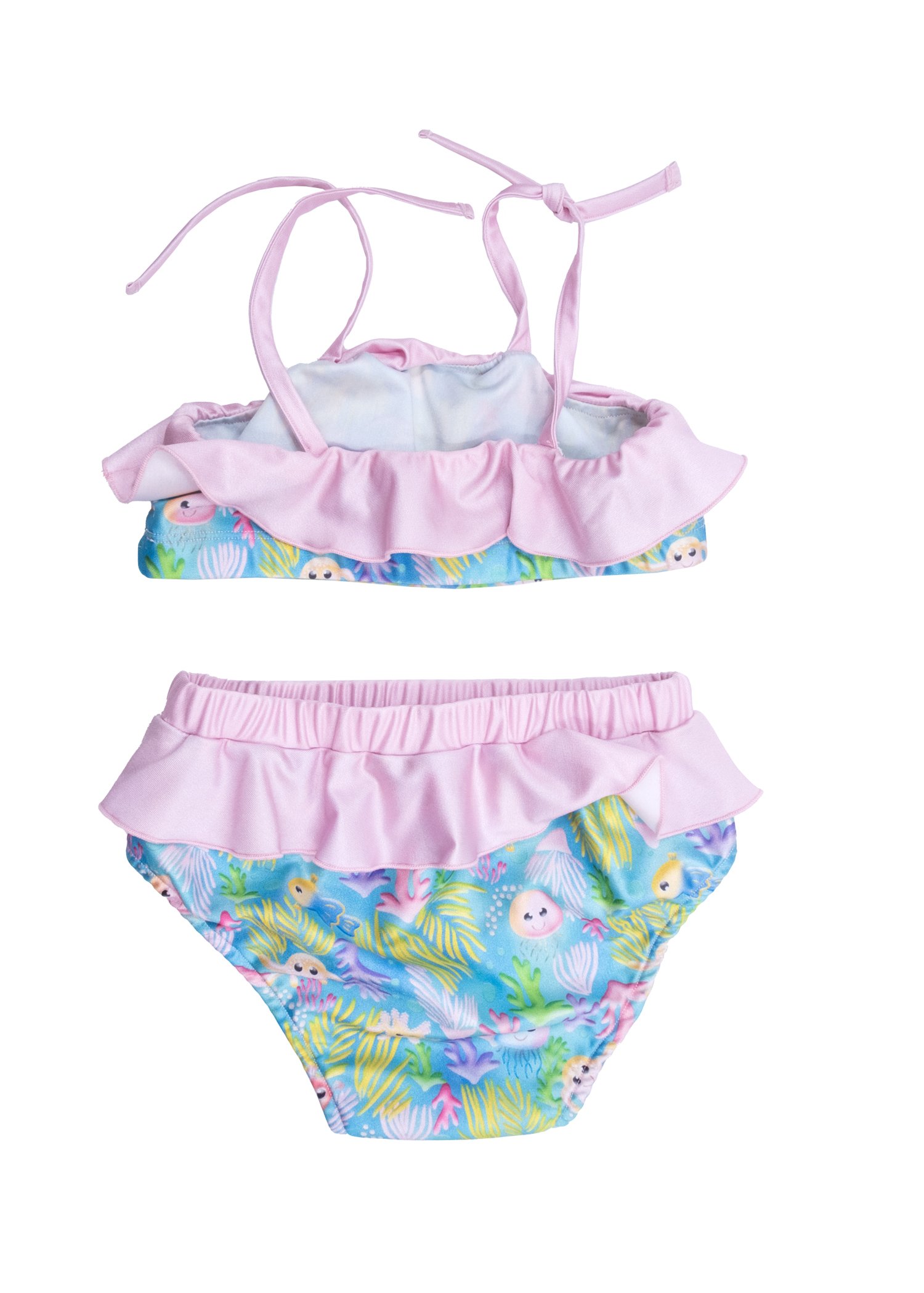 +50 UV Protection Strappy Toddler Girl Bikini