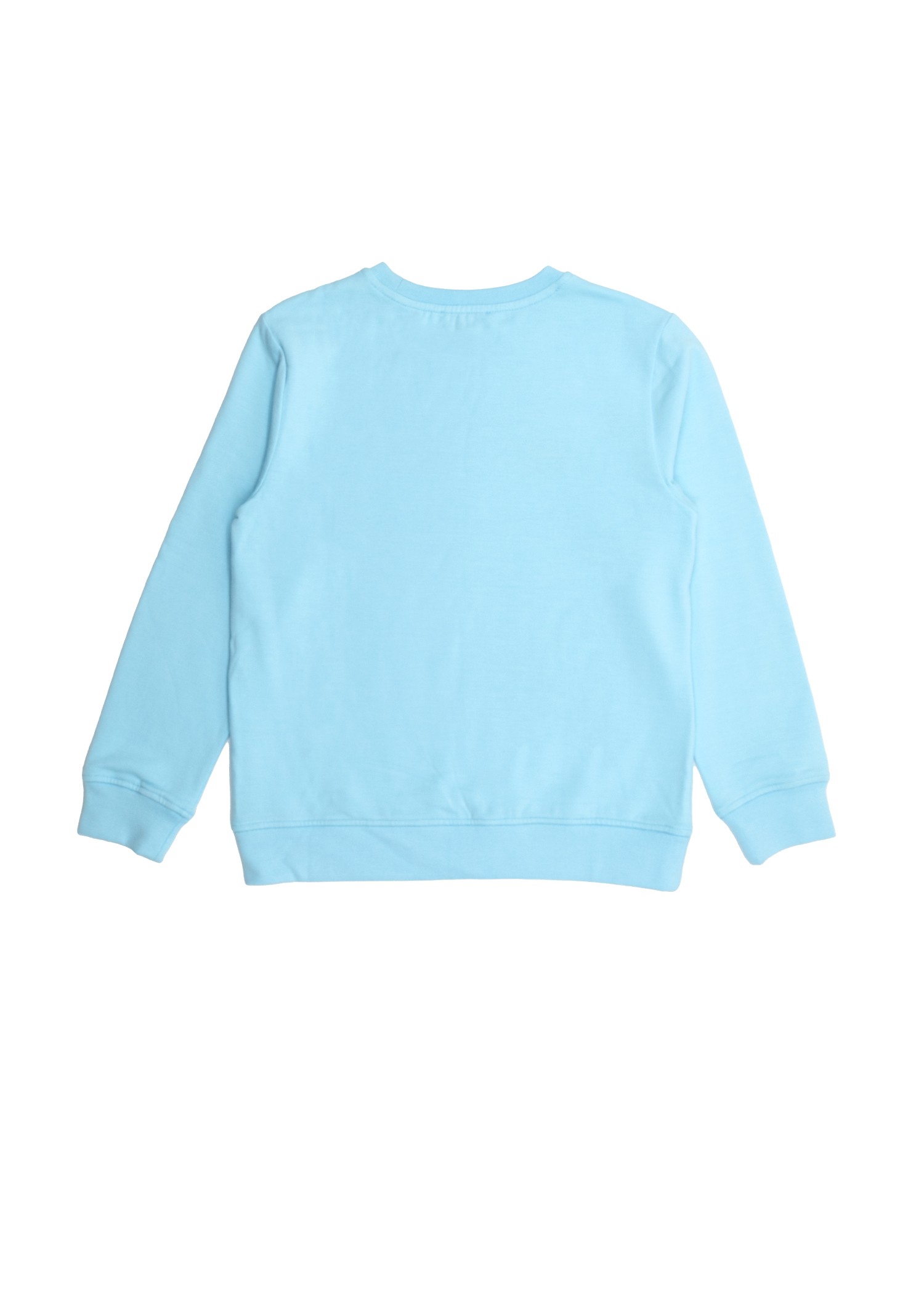 Bambu Kumaş Şardonlu Mavi Kışlık Unisex Çocuk Sweatshirt