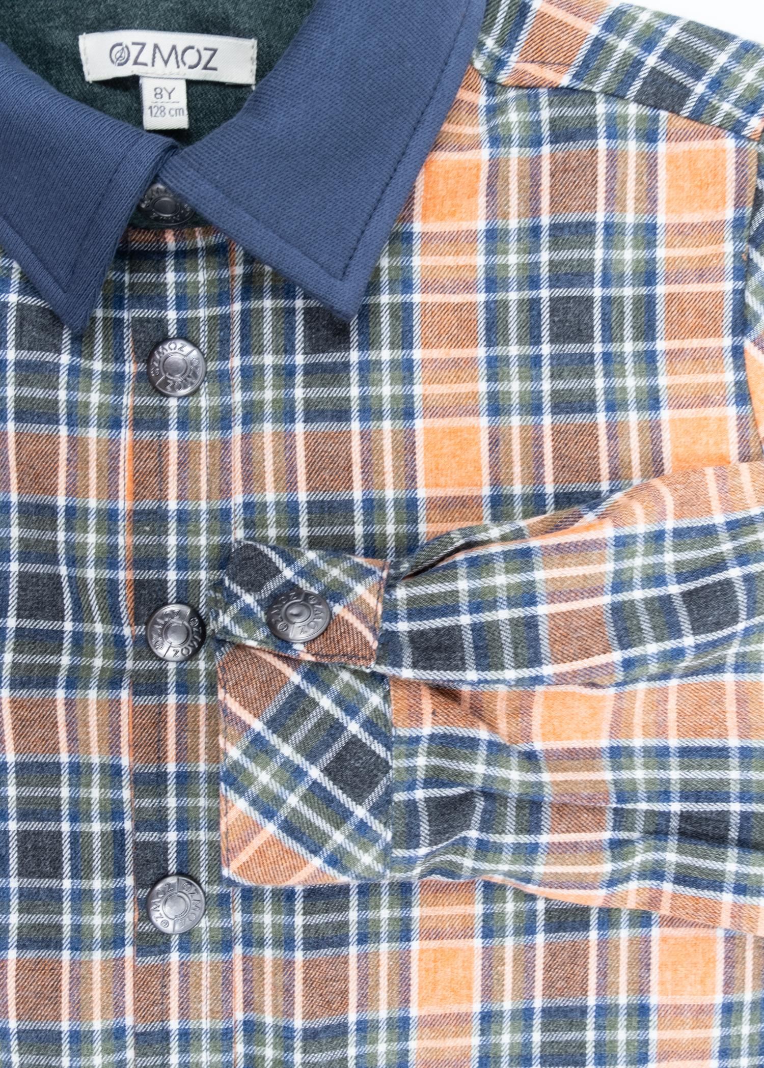 Plaid Woven Winter Boy's Shirt