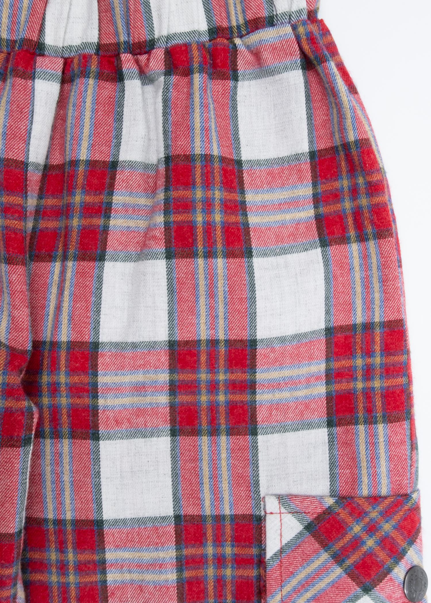 Plaid Red Winter Little Boy Bottom