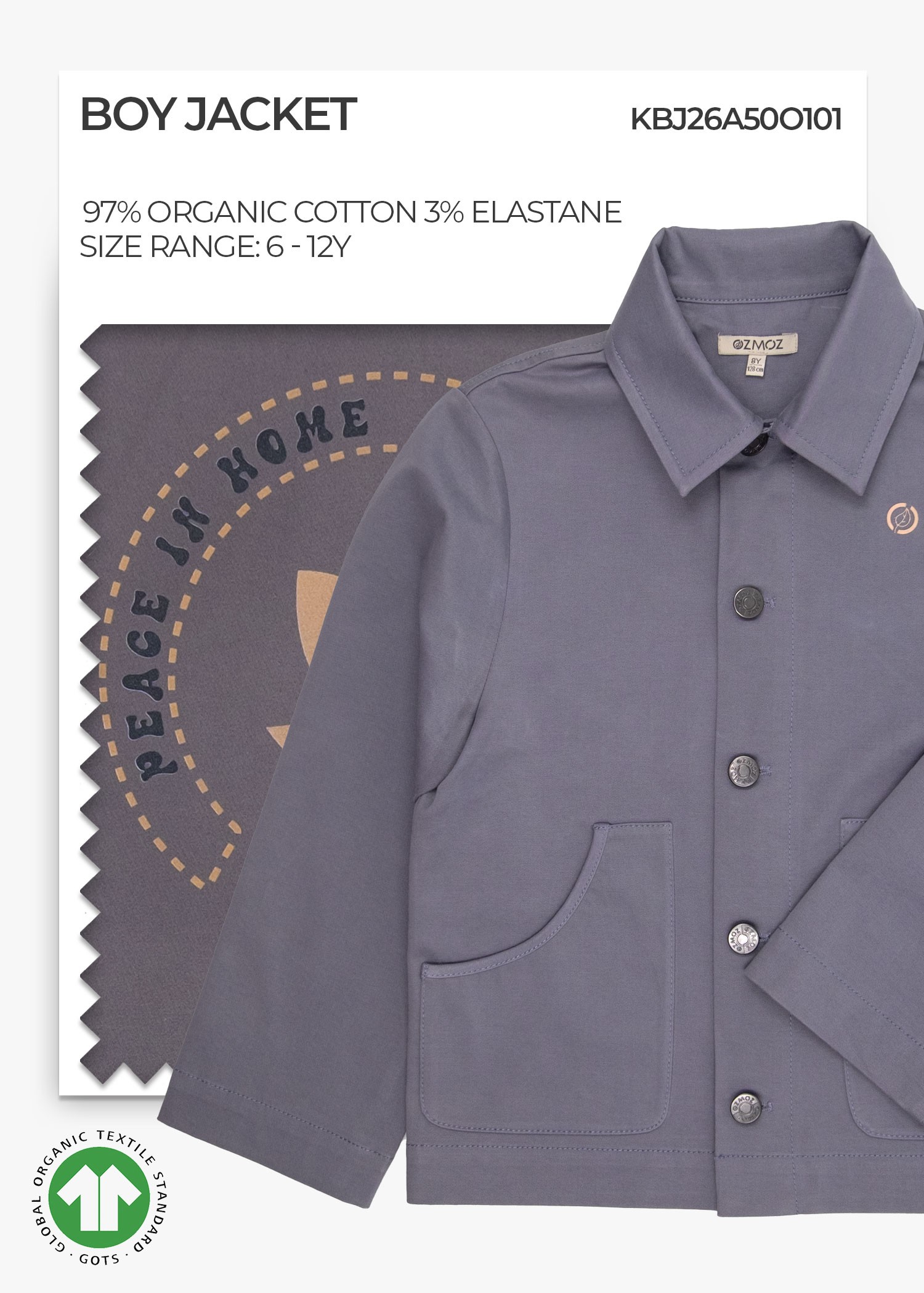 Organic Quick Silver Boy Jacket