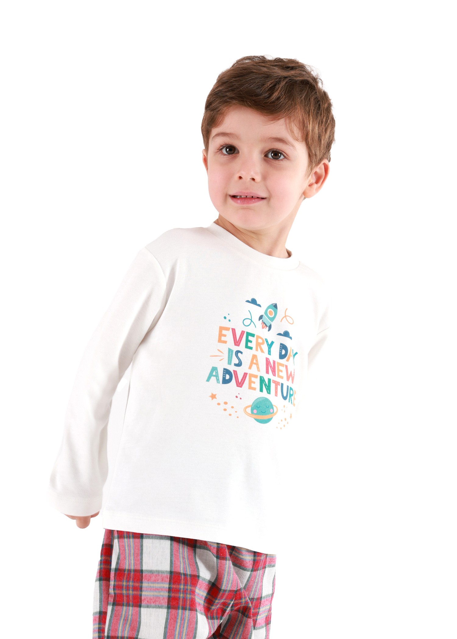 Organic Thin Long Sleeve Spring Little Boy Tshirt