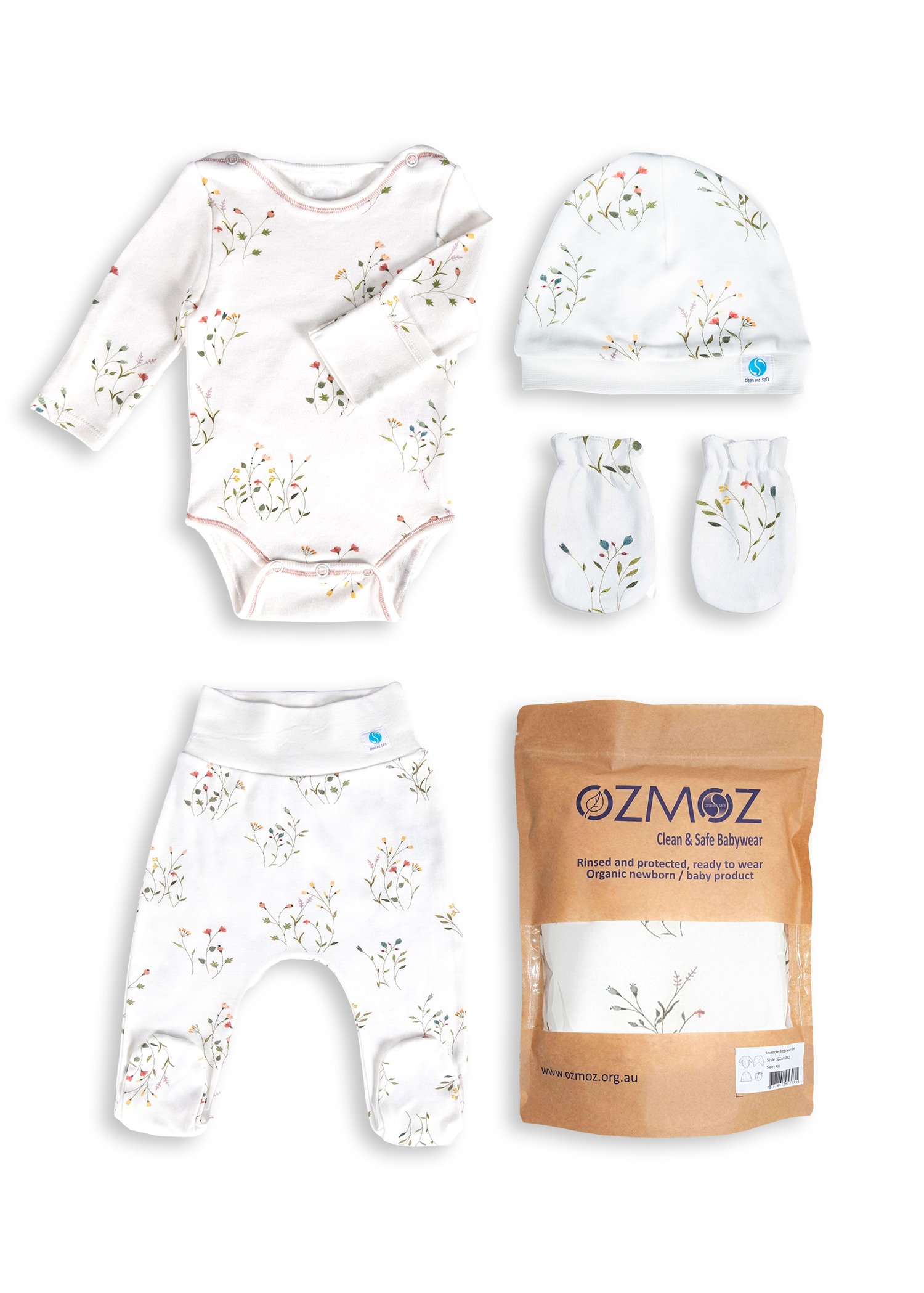 Clean and Safe Sterile Ready-to-Wear Organic Hospital Outlet Set-4 Pieces